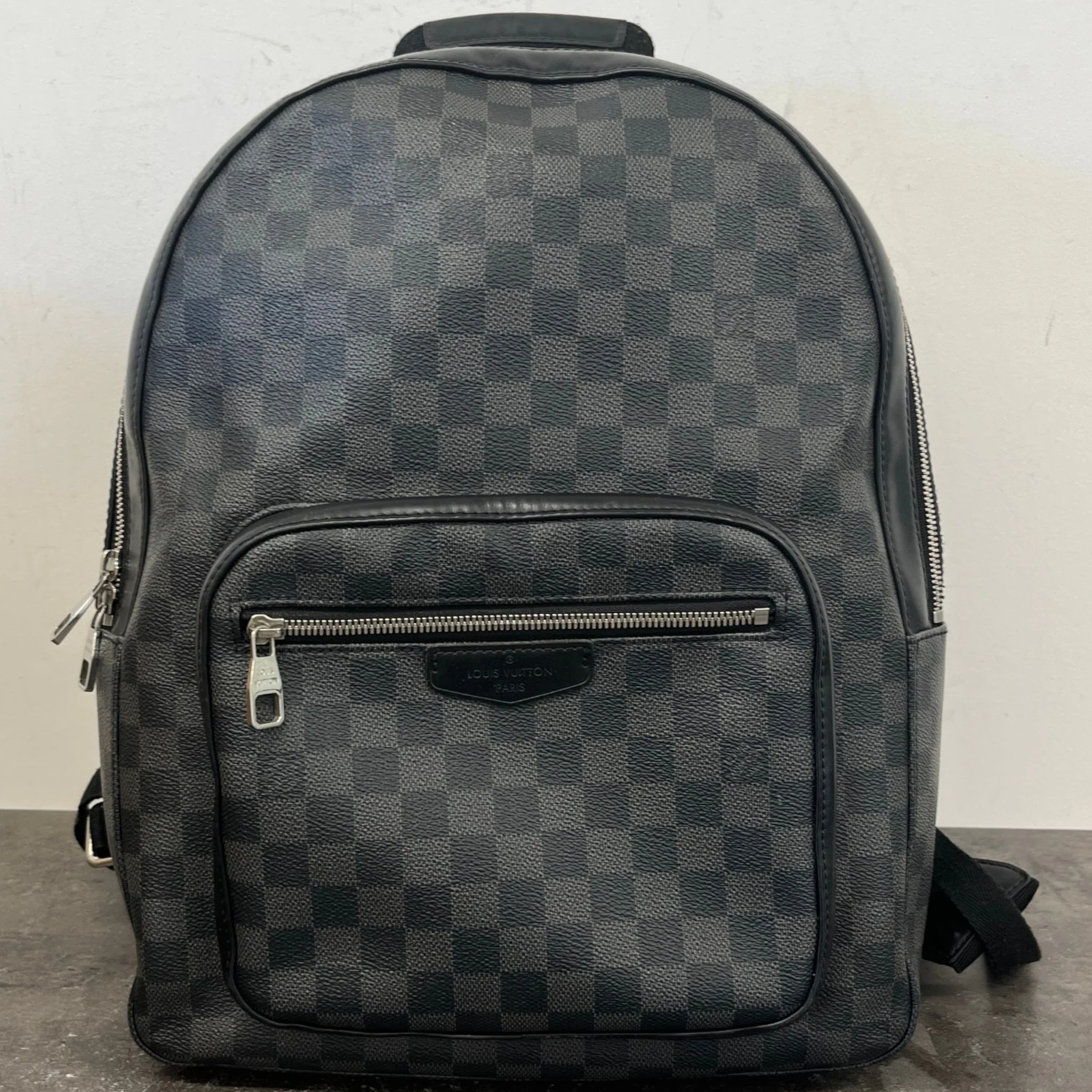 Men's Damier Graphite Josh Backpack Black - Image 13