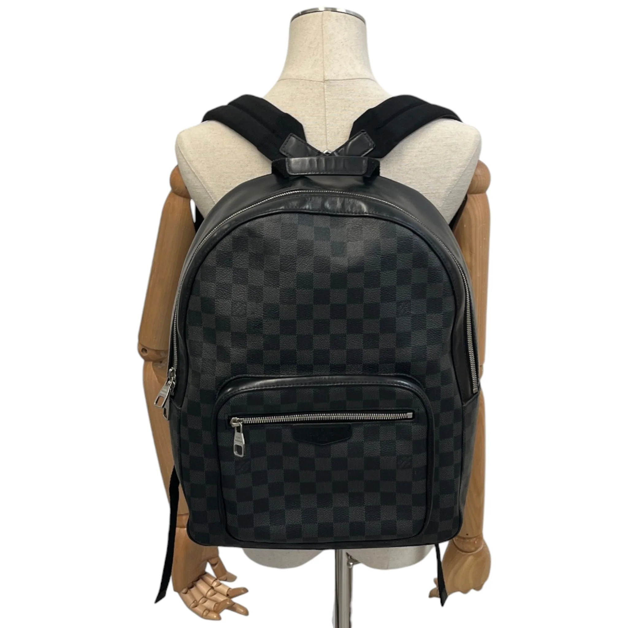 Men's Damier Graphite Josh Backpack Black - Image 2