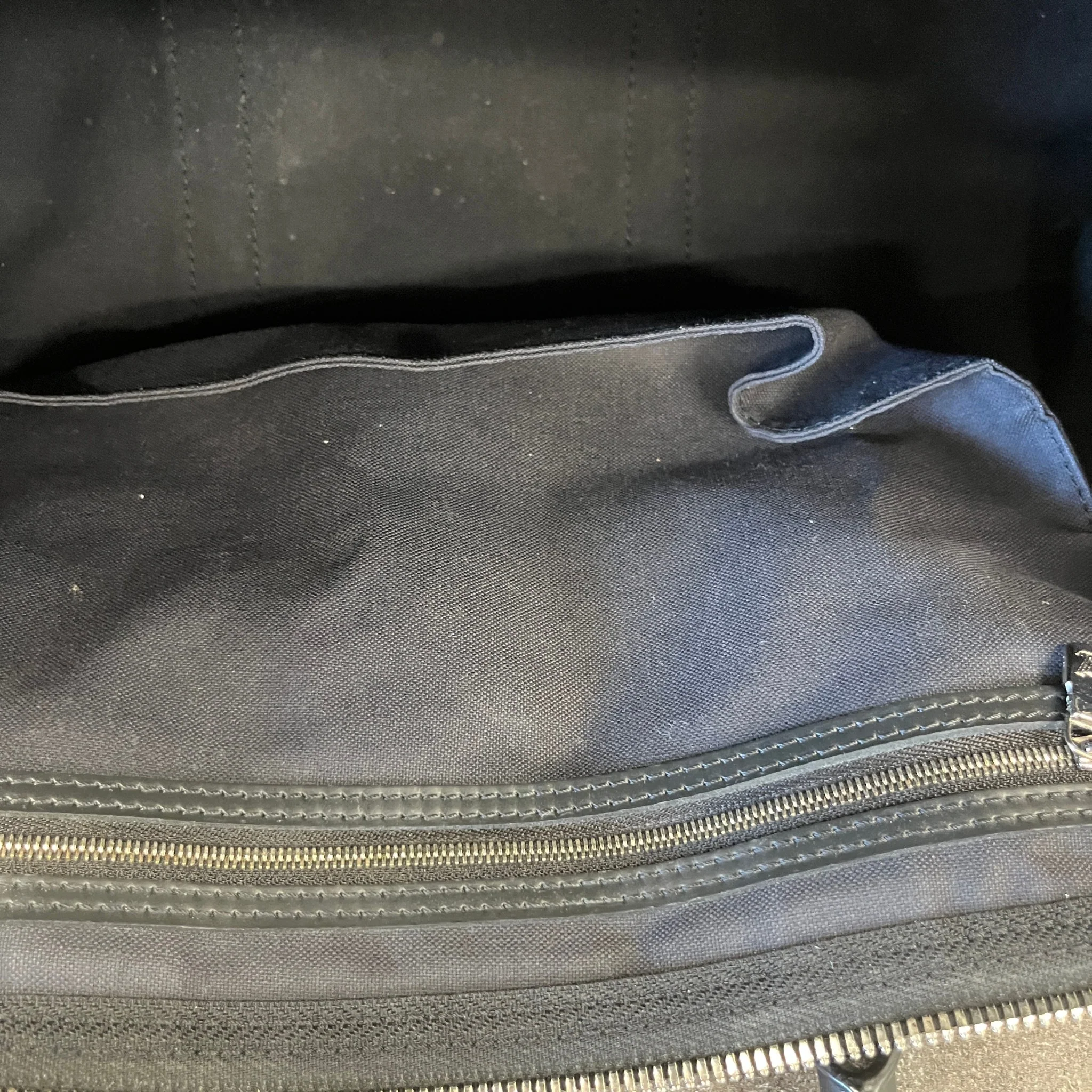 Men's Damier Graphite Keepall Bandoulière 55 Bag Black - Image 12