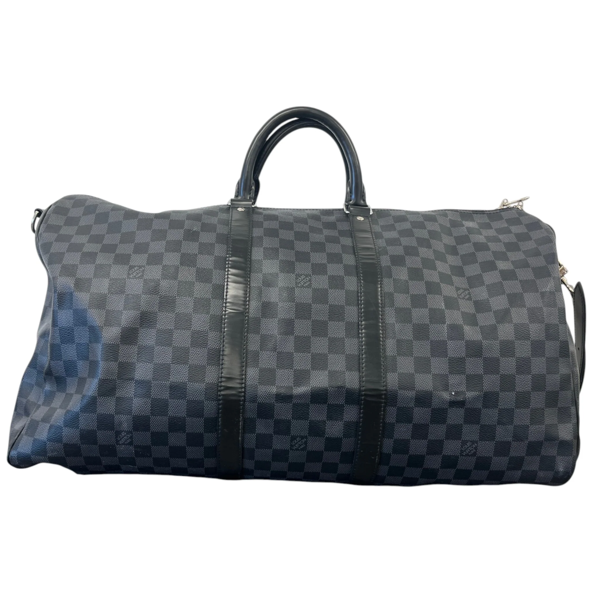 Men's Damier Graphite Keepall Bandoulière 55 Bag Black - Image 3