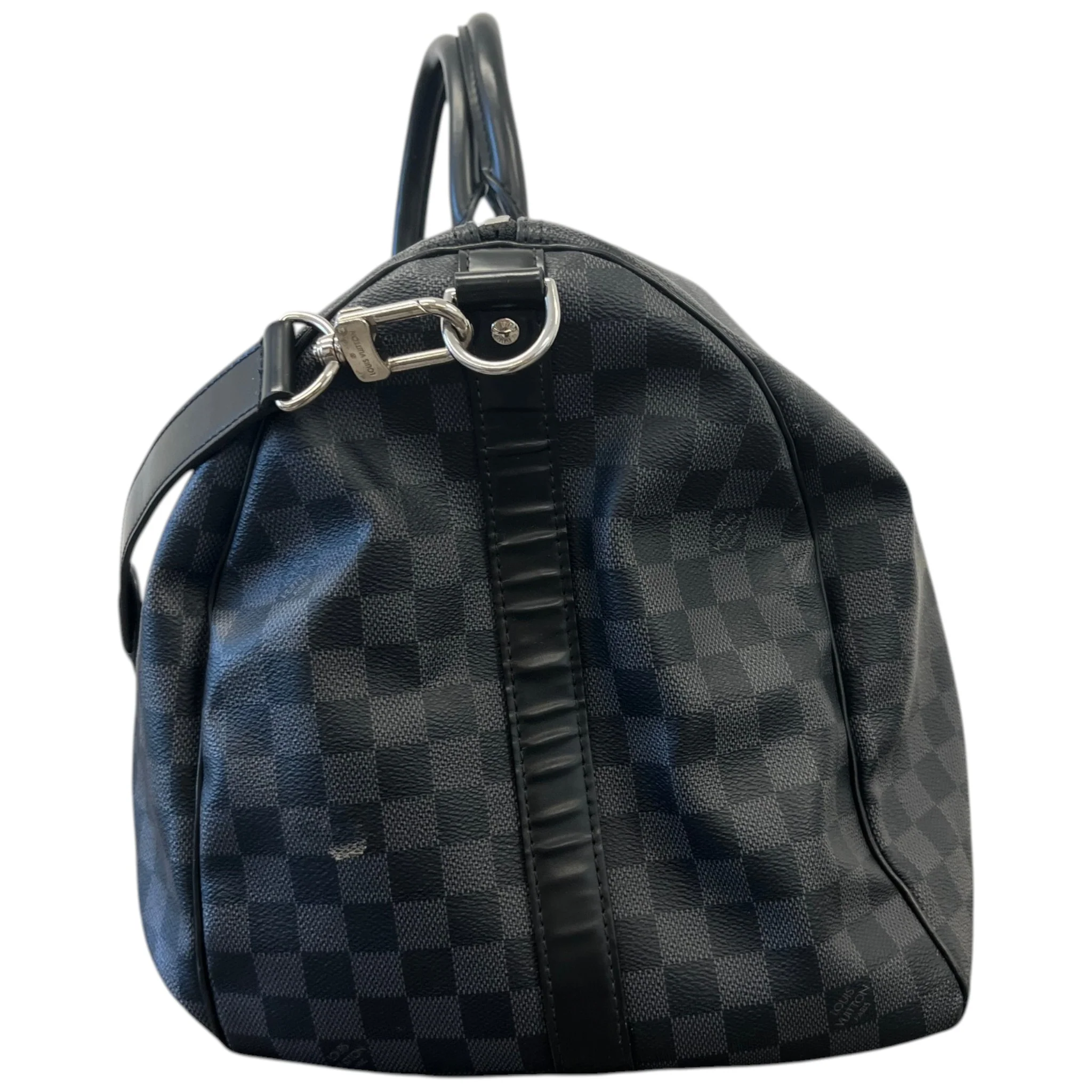Men's Damier Graphite Keepall Bandoulière 55 Bag Black - Image 6
