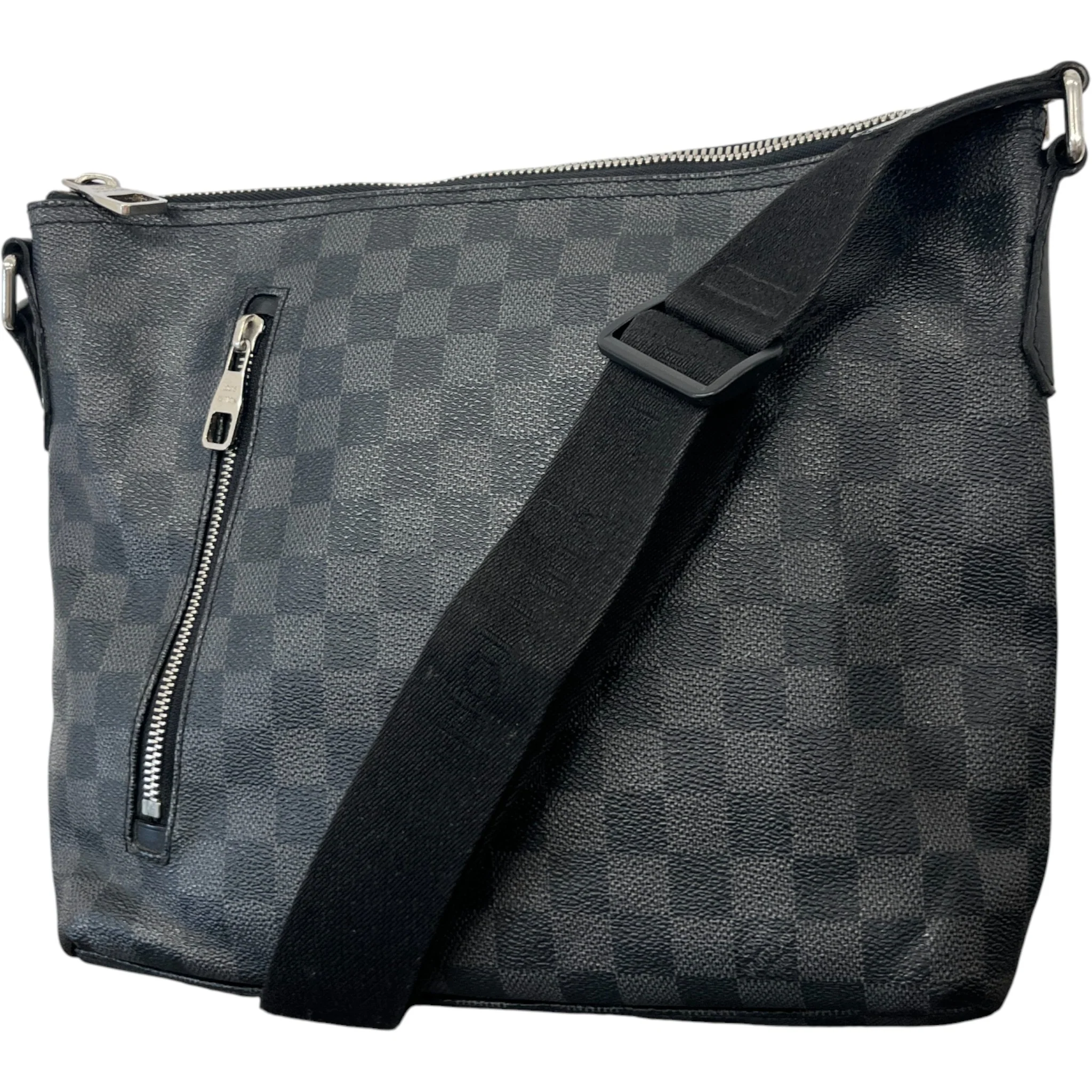 Men's Damier Graphite Mick Pm Messenger Bag Black - Image 4