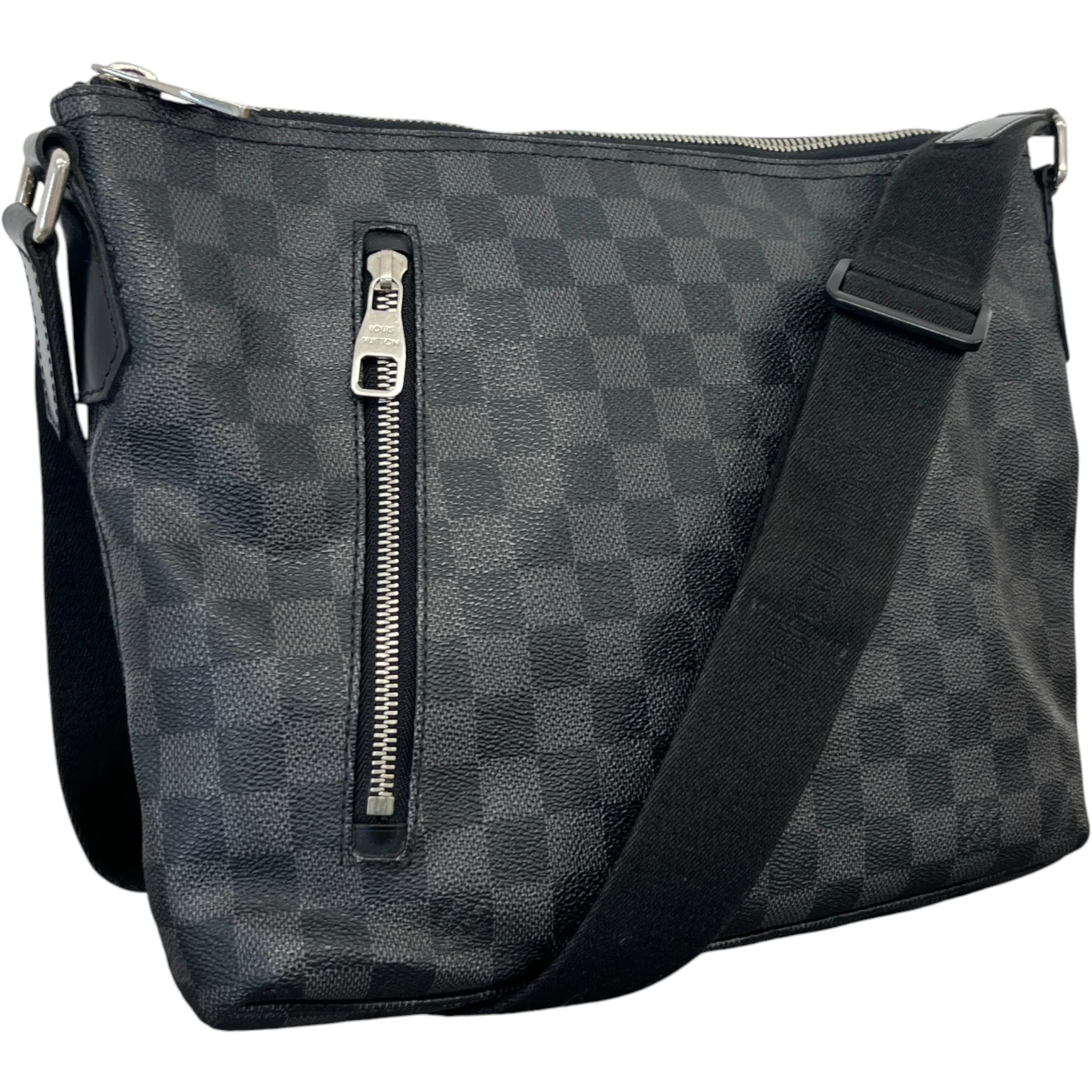 Men's Damier Graphite Mick Pm Messenger Bag Black - Image 5