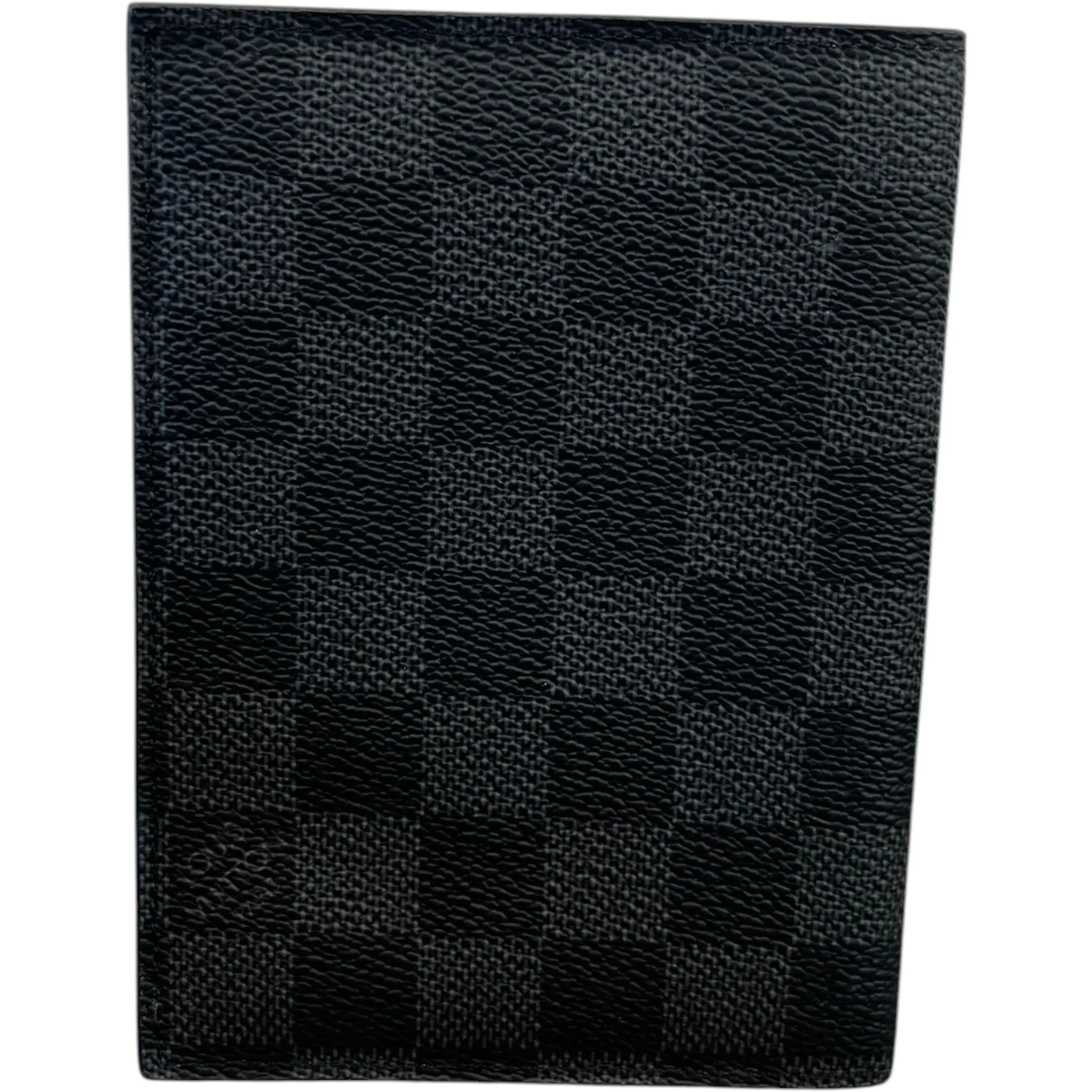 Men's Damier Graphite Passport Holder Black - Image 2
