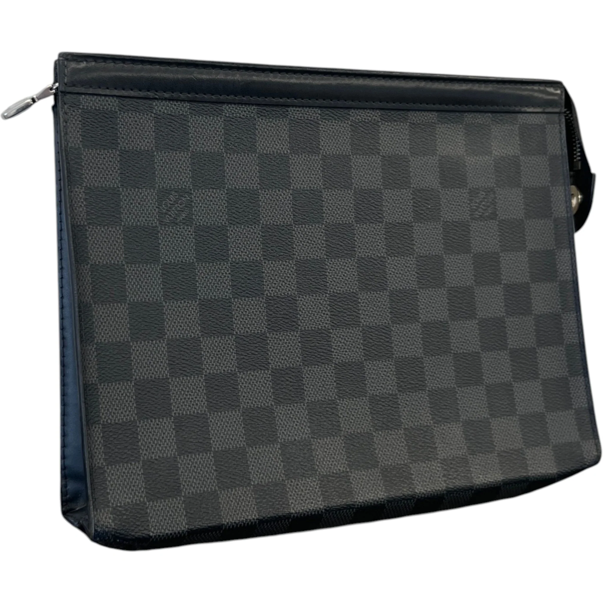Men's Damier Graphite Pochette Voyage Mm Pouch Black - Image 5