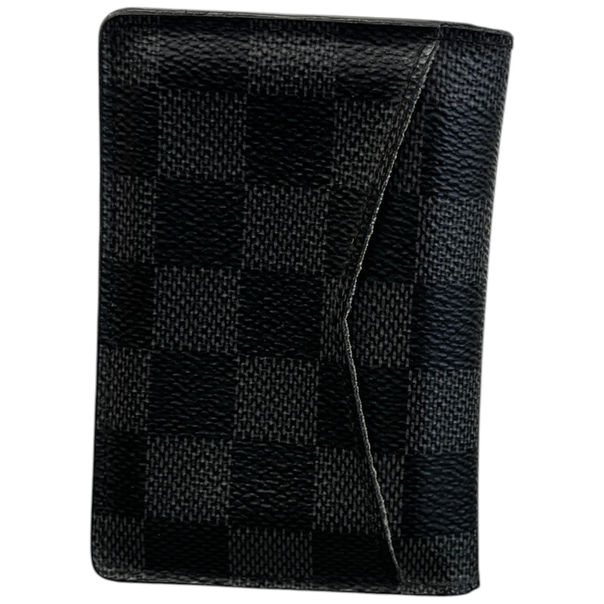 Men's Damier Graphite Pocket Organizer Wallet Black - Image 2