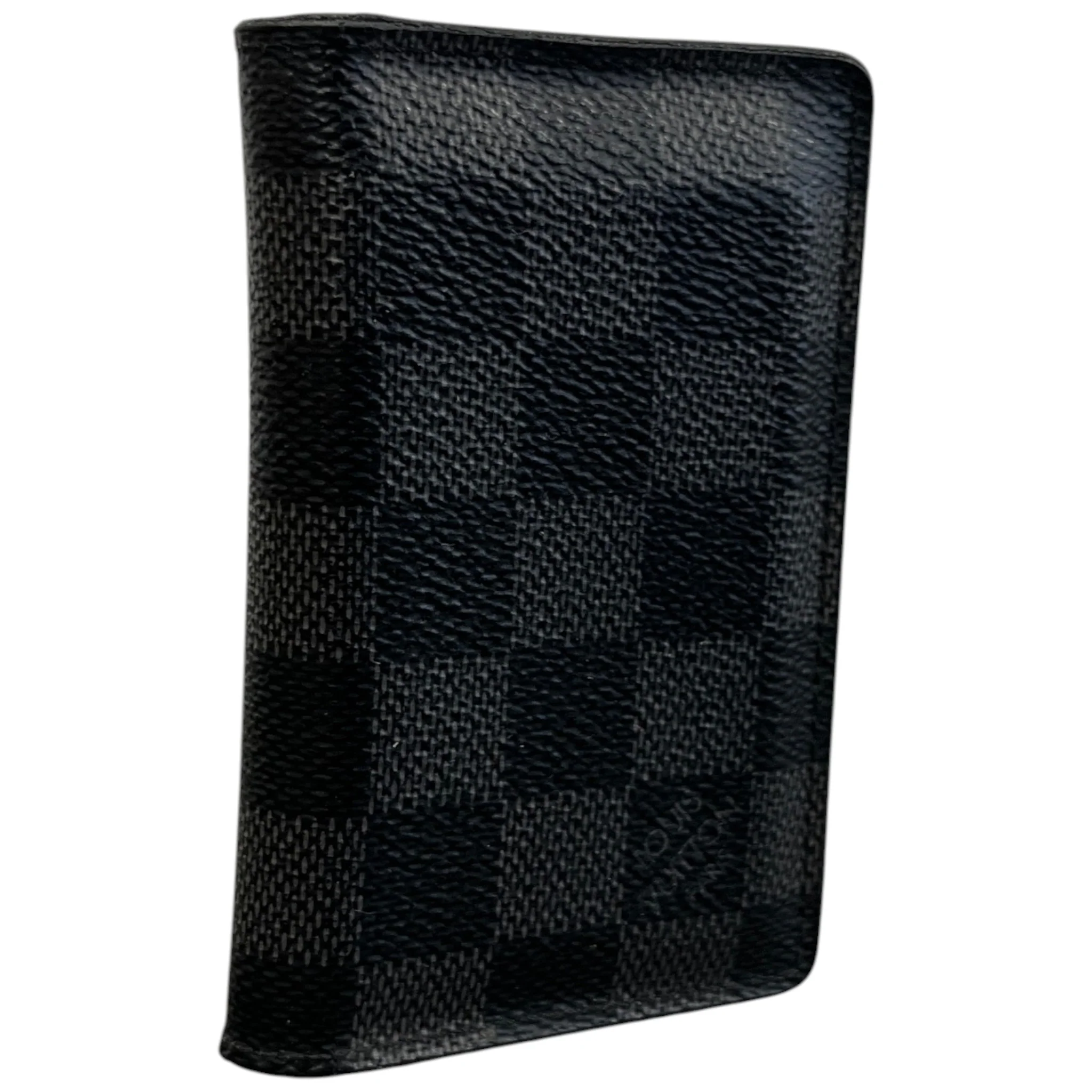 Men's Damier Graphite Pocket Organizer Wallet Black - Image 3