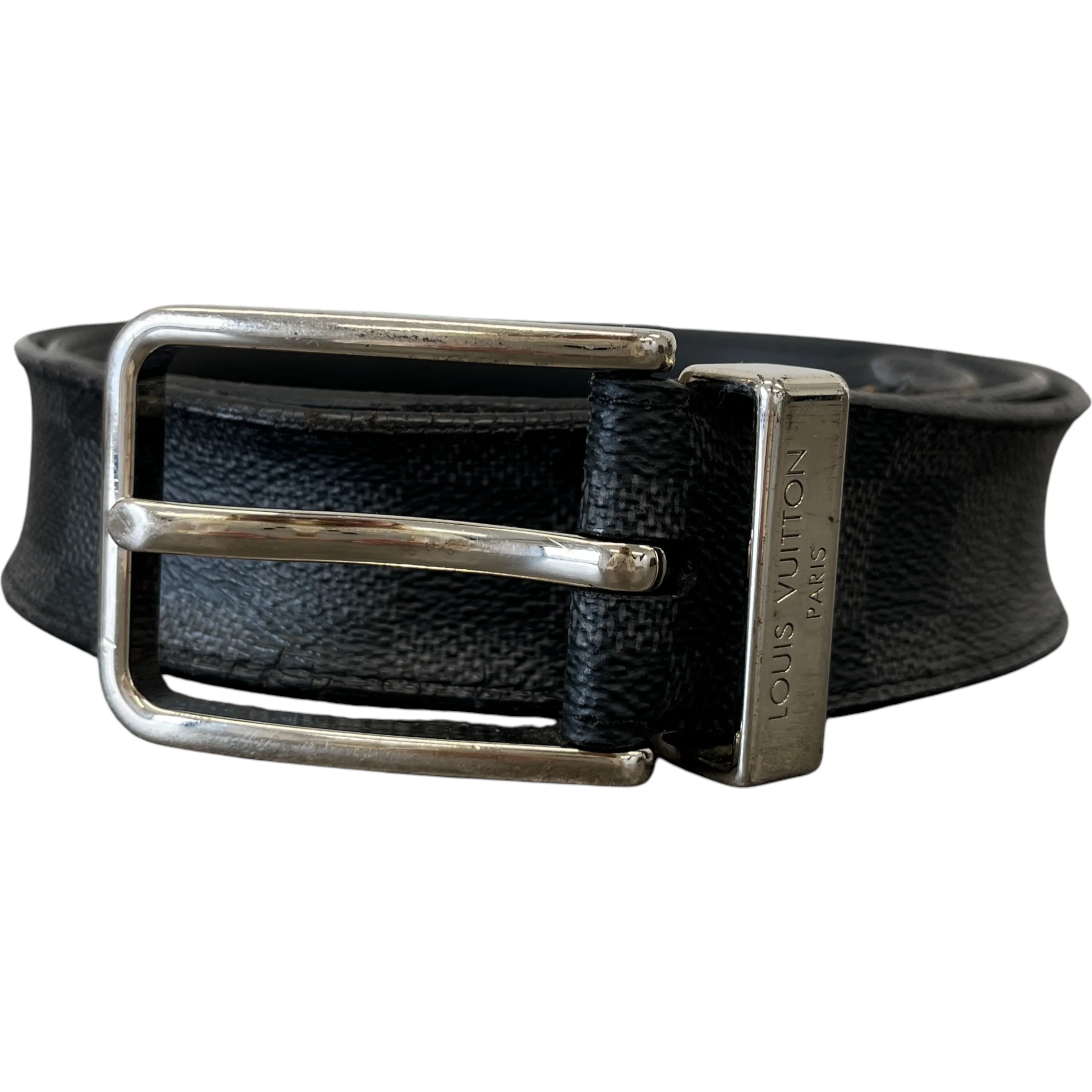 Men's Damier Graphite Pont Neuff 35Mm Belt Black