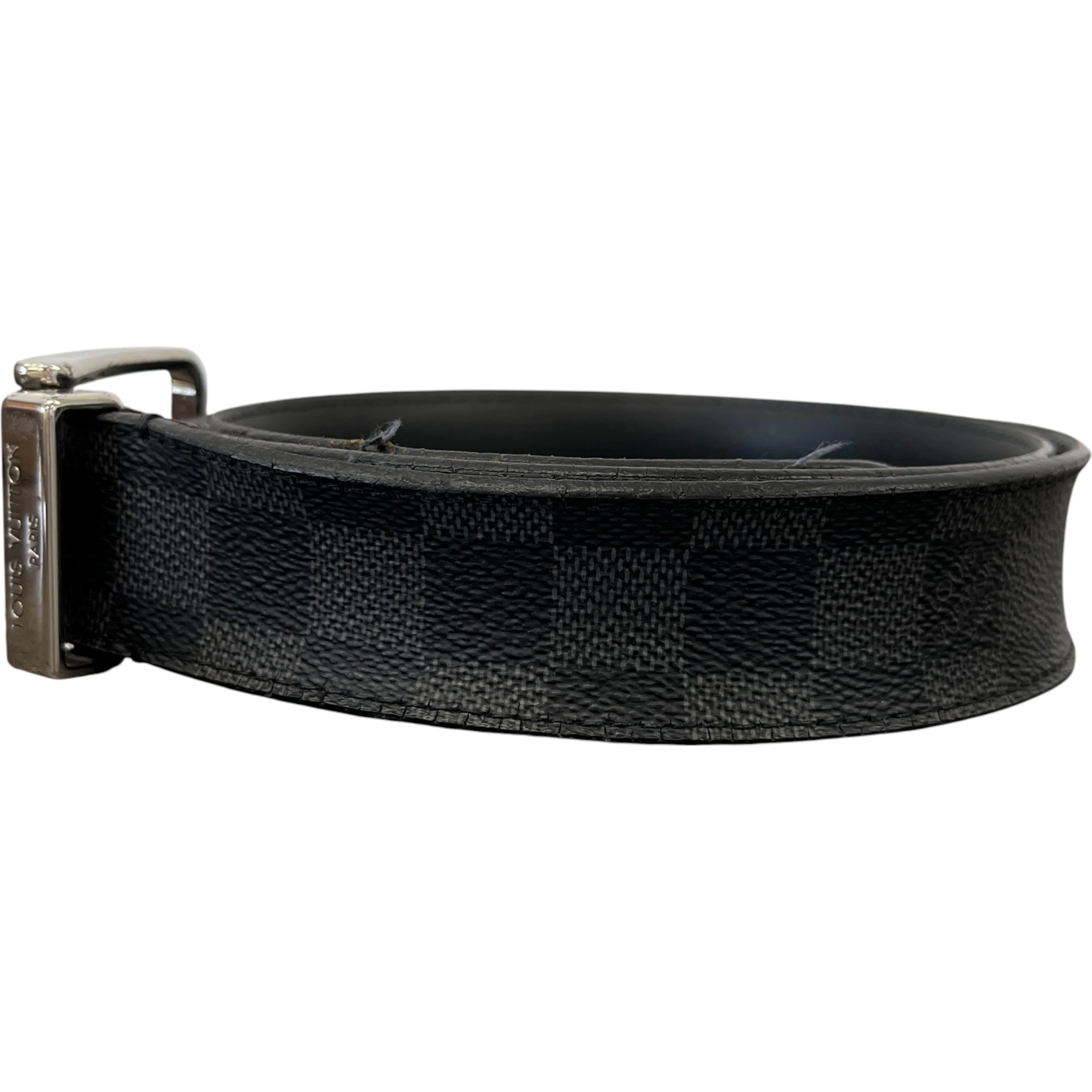 Men's Damier Graphite Pont Neuff 35Mm Belt Black - Image 3