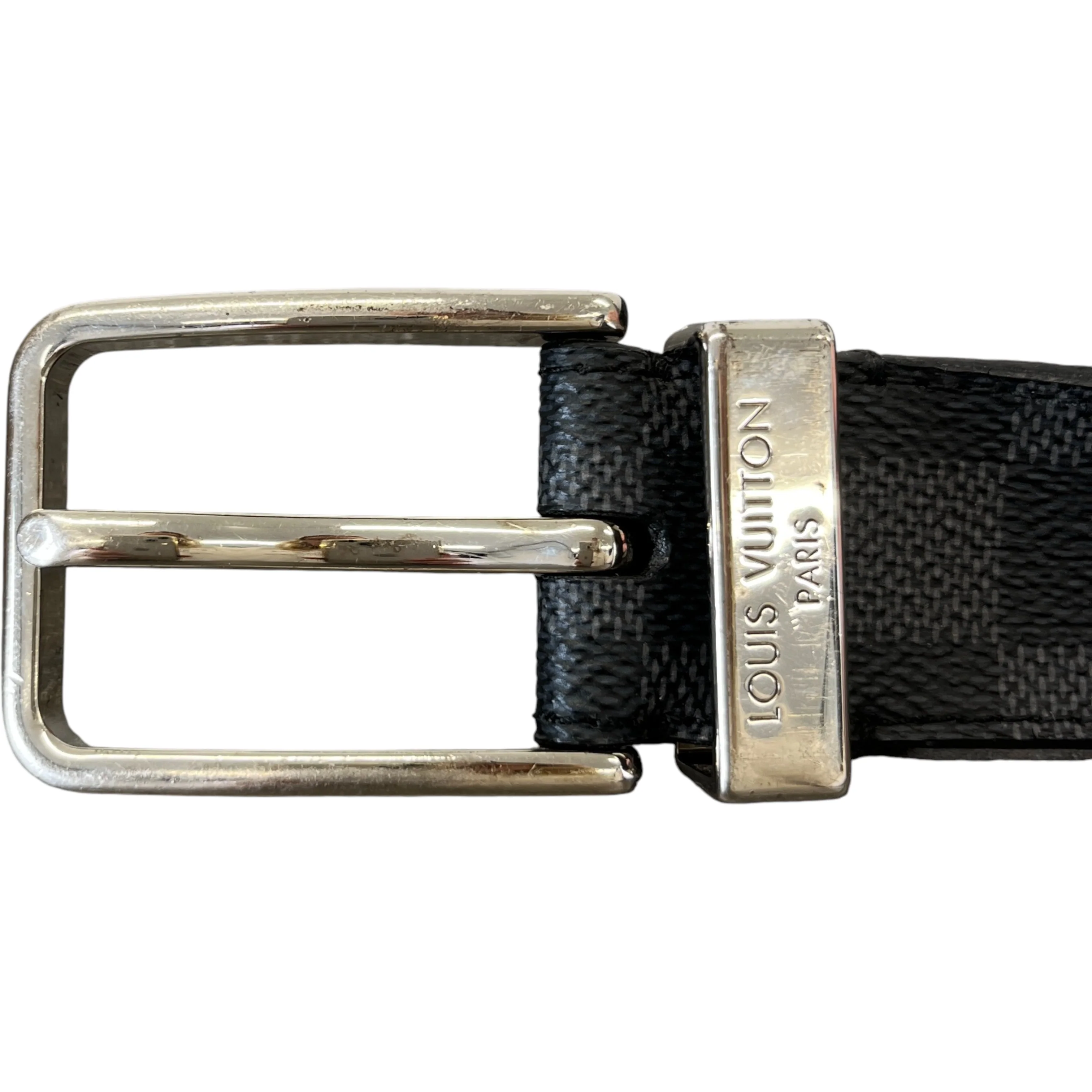 Men's Damier Graphite Pont Neuff 35Mm Belt Black - Image 5