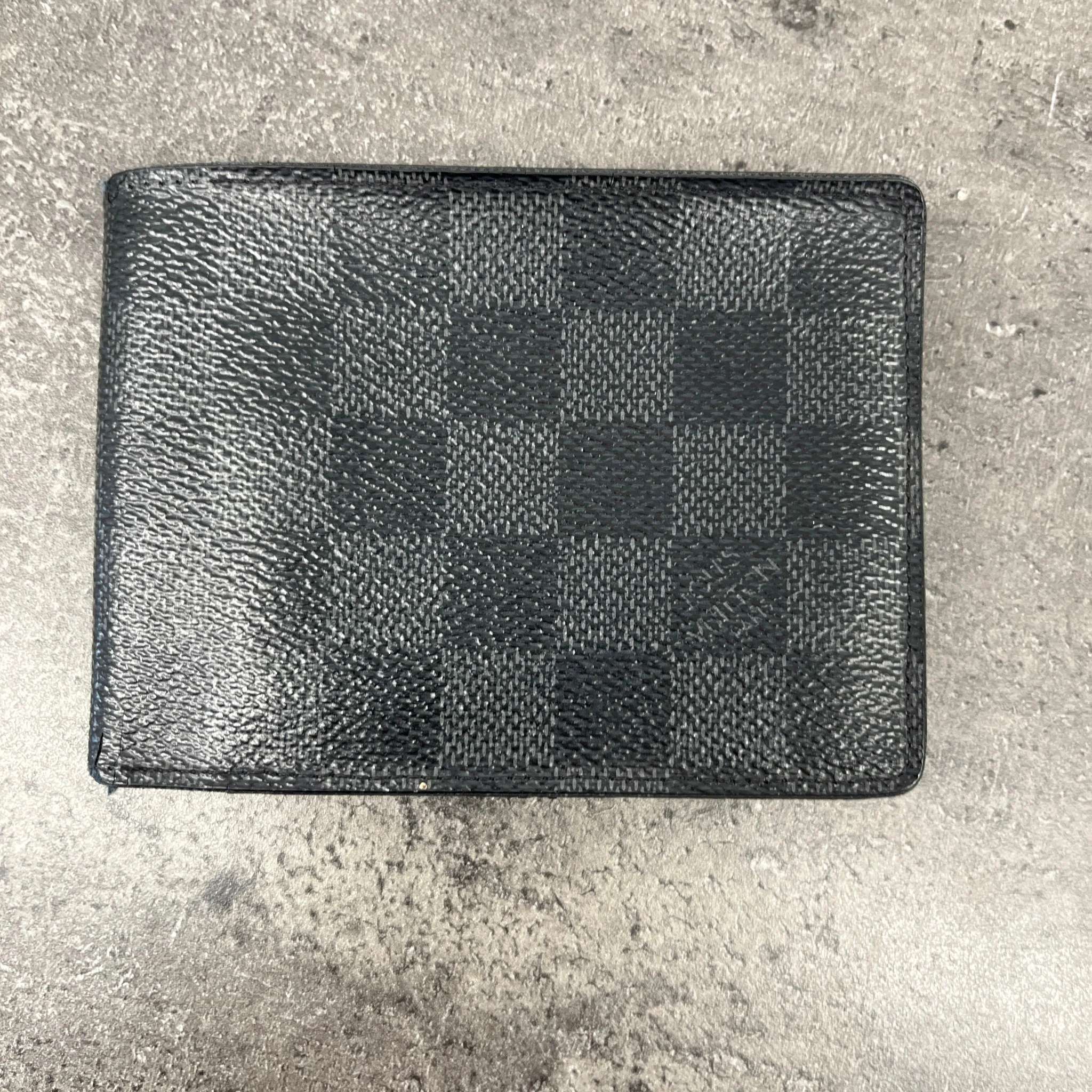 Men's Damier Graphite Slender Wallet Black - Image 6