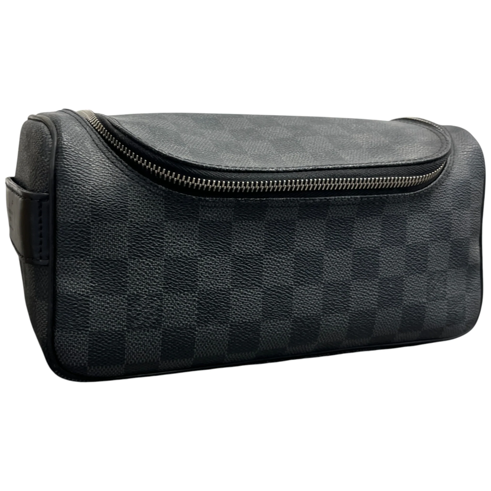 Men's Damier Graphite Toiletry Bag Black - Image 3
