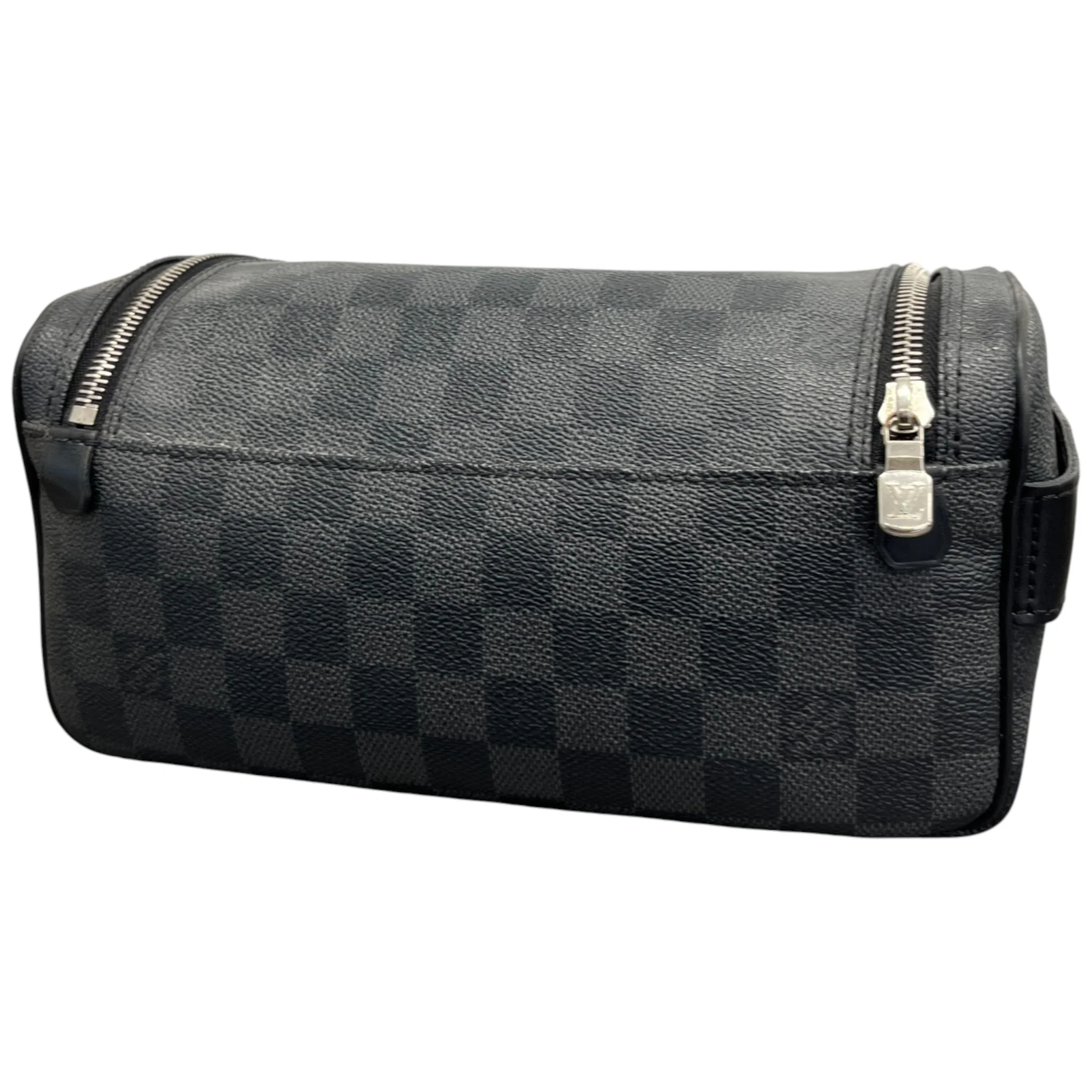 Men's Damier Graphite Toiletry Bag Black - Image 7
