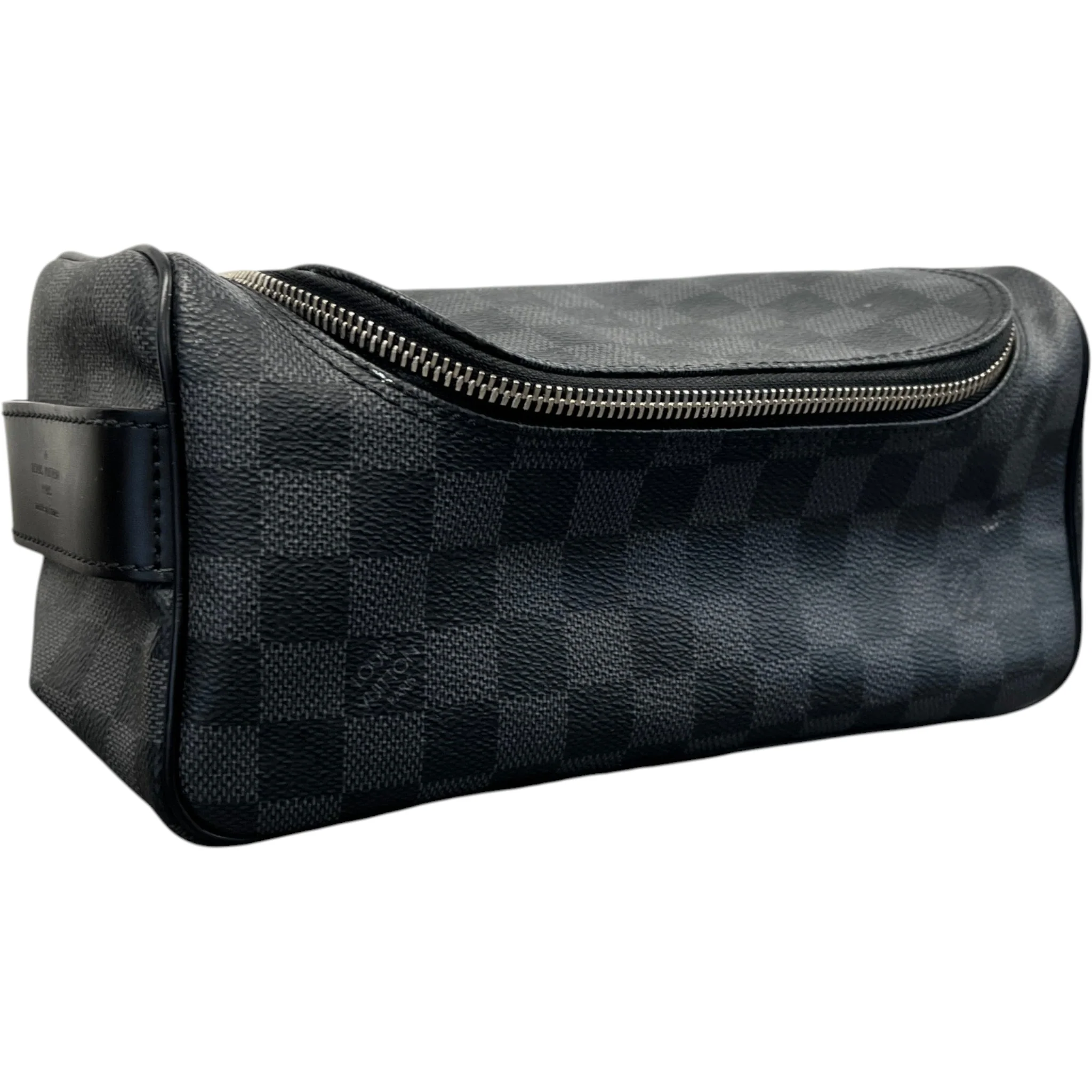Men's Damier Graphite Toiletry Bag Black - Image 3