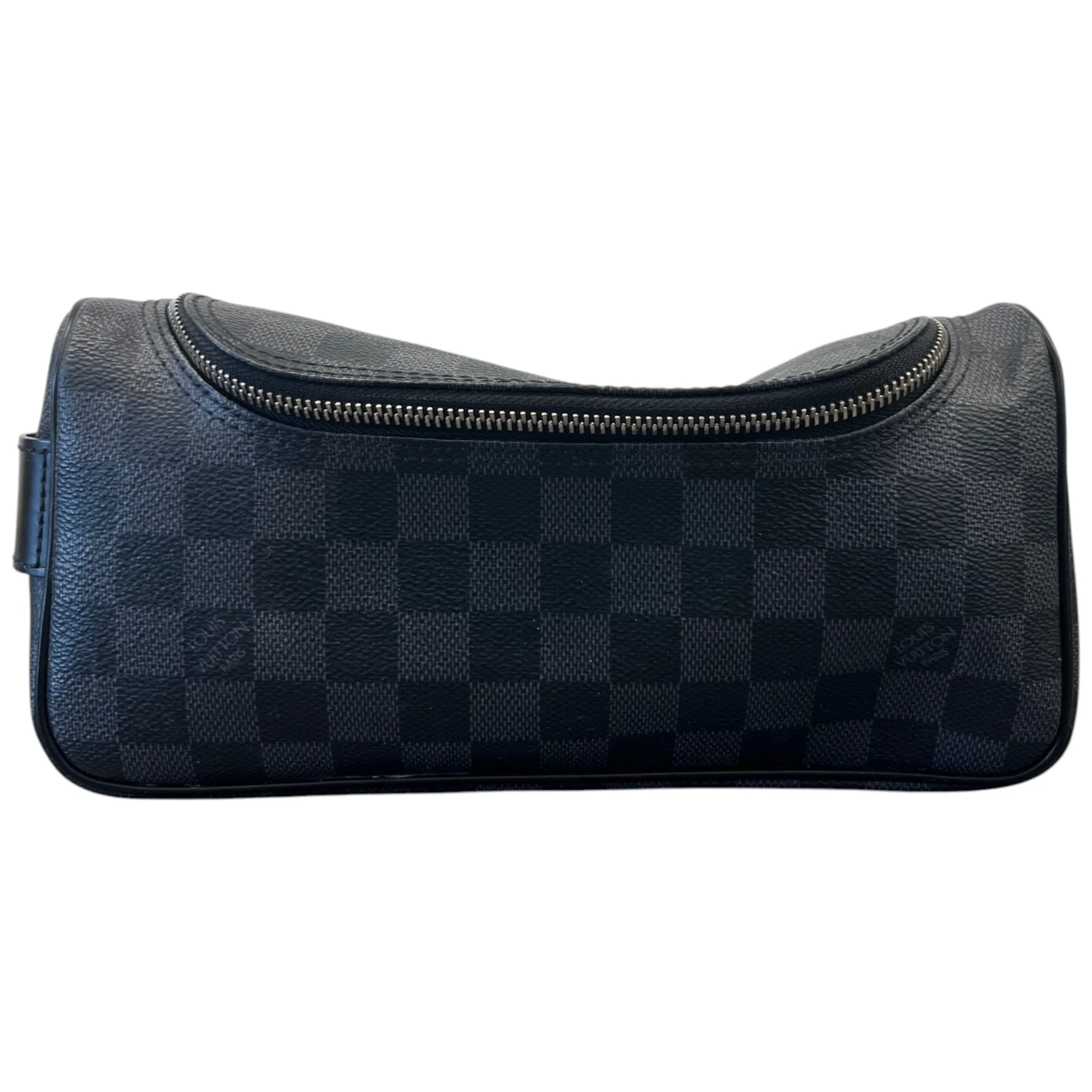 Men's Damier Graphite Toiletry Bag Black