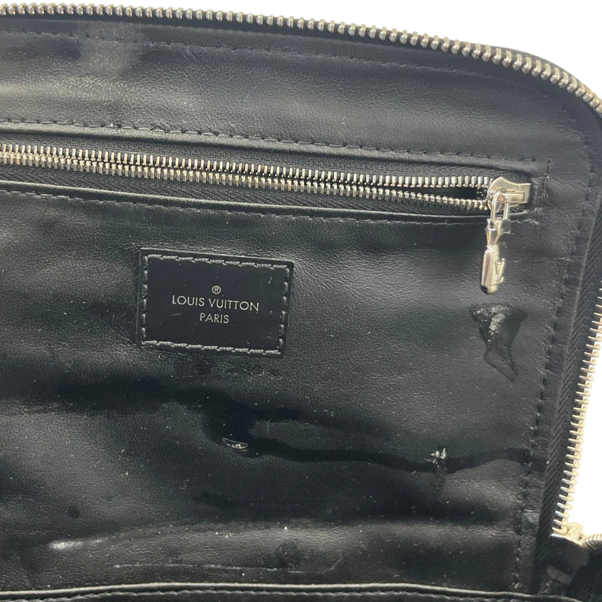 Men's Damier Graphite Toiletry Bag Black - Image 10
