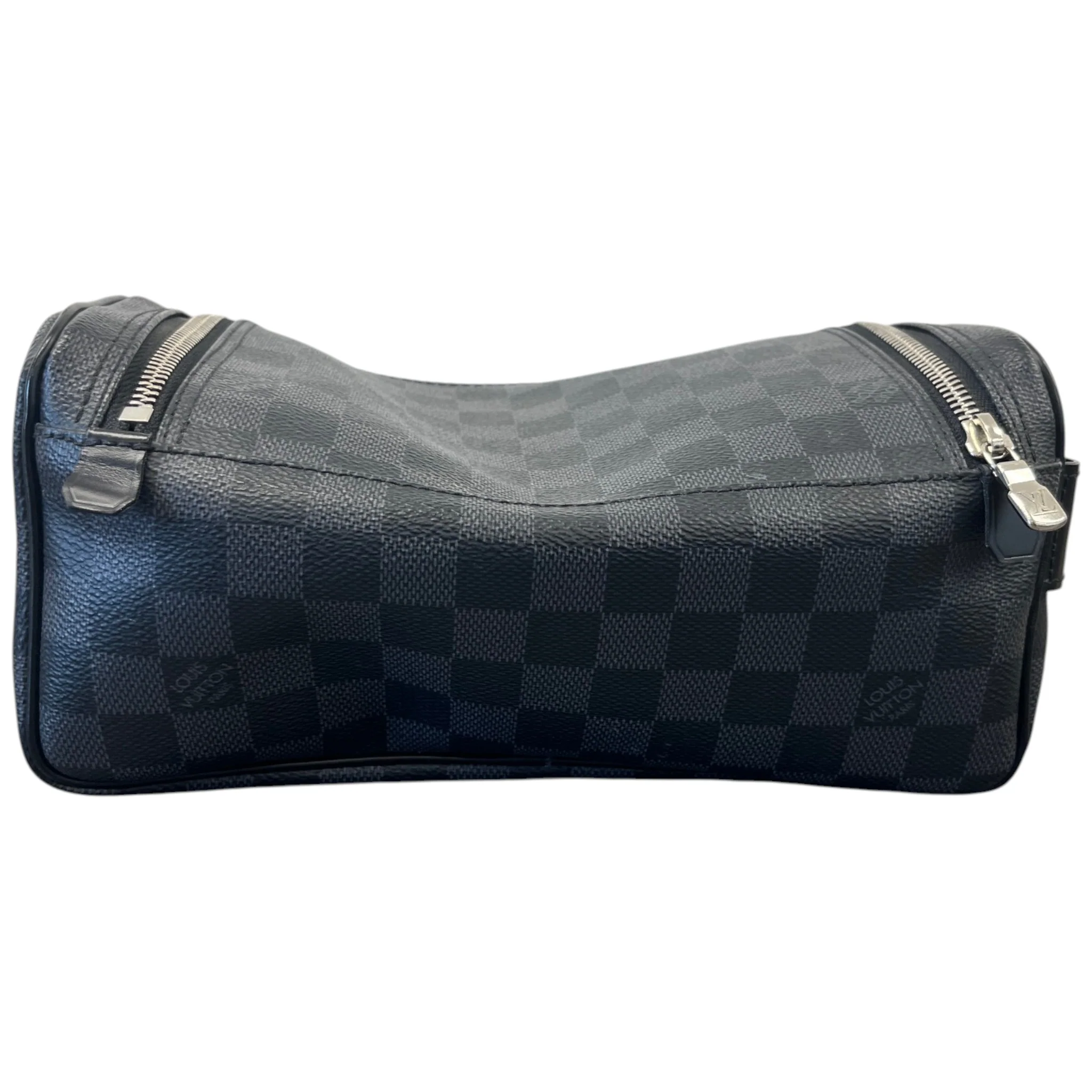 Men's Damier Graphite Toiletry Bag Black - Image 2