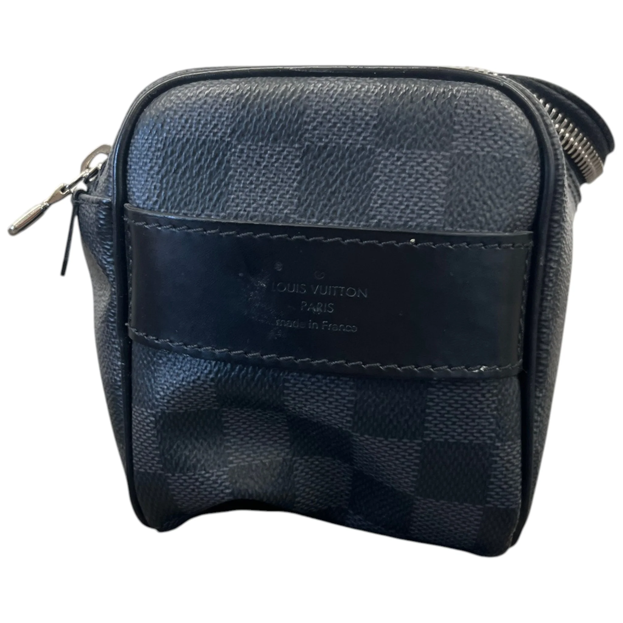 Men's Damier Graphite Toiletry Bag Black - Image 5