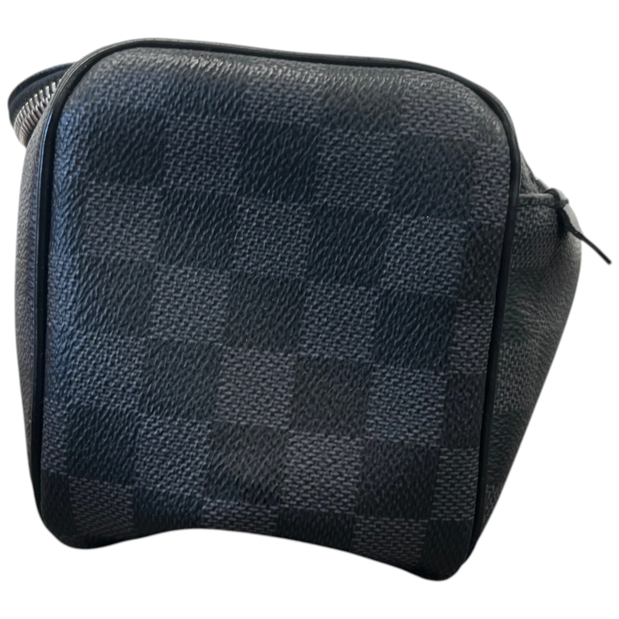 Men's Damier Graphite Toiletry Bag Black - Image 6