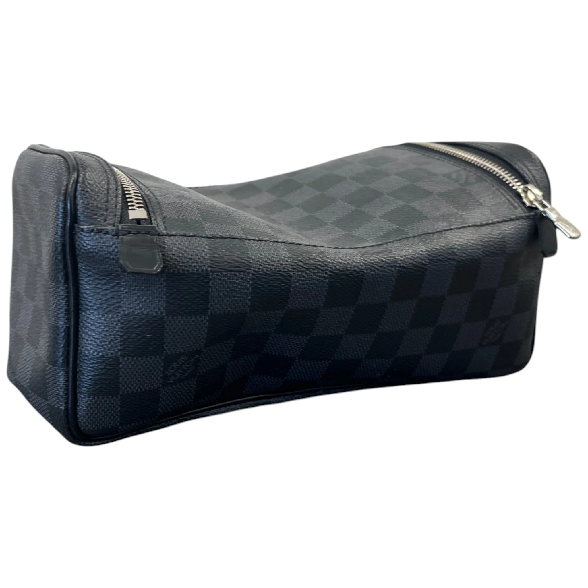 Men's Damier Graphite Toiletry Bag Black - Image 7