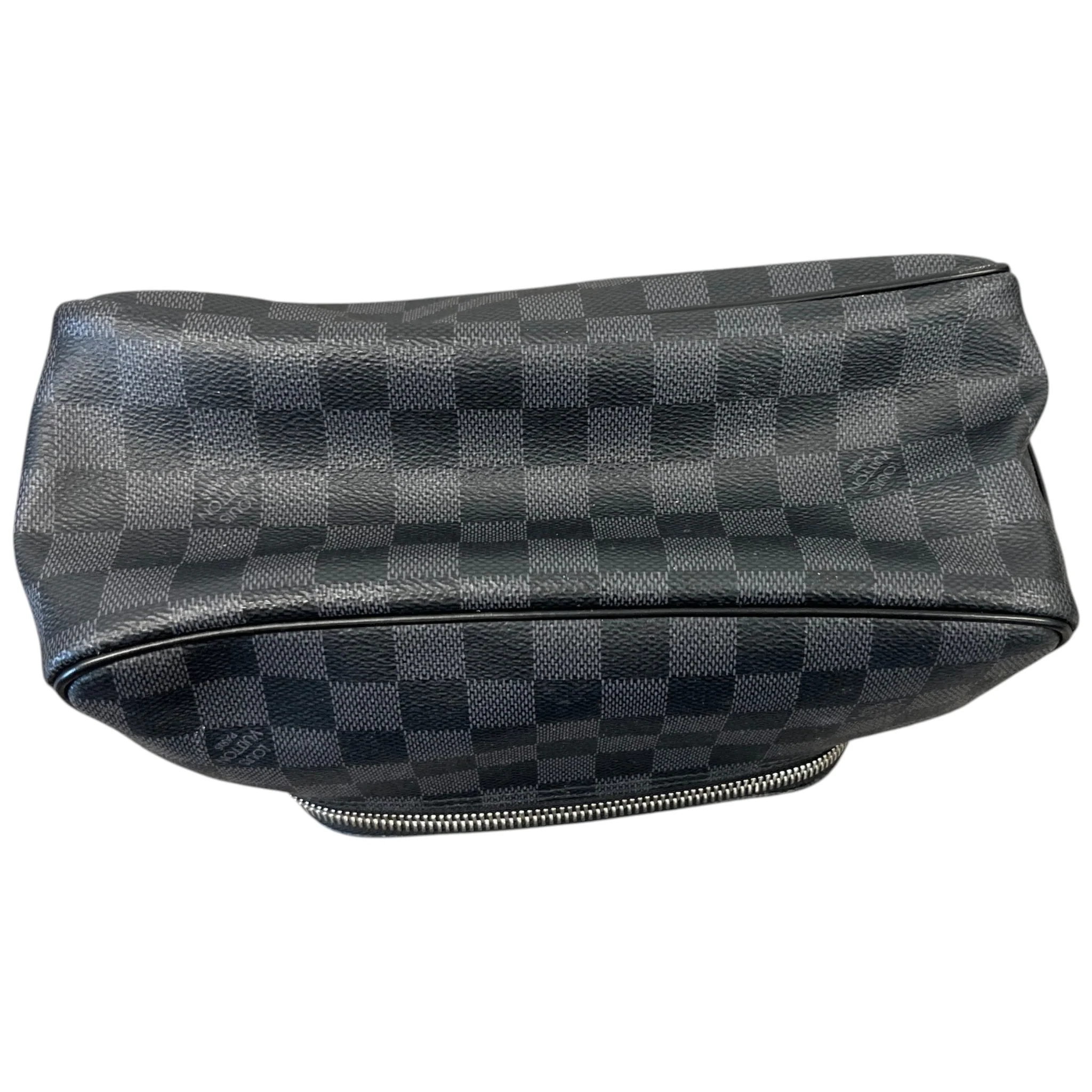 Men's Damier Graphite Toiletry Bag Black - Image 9