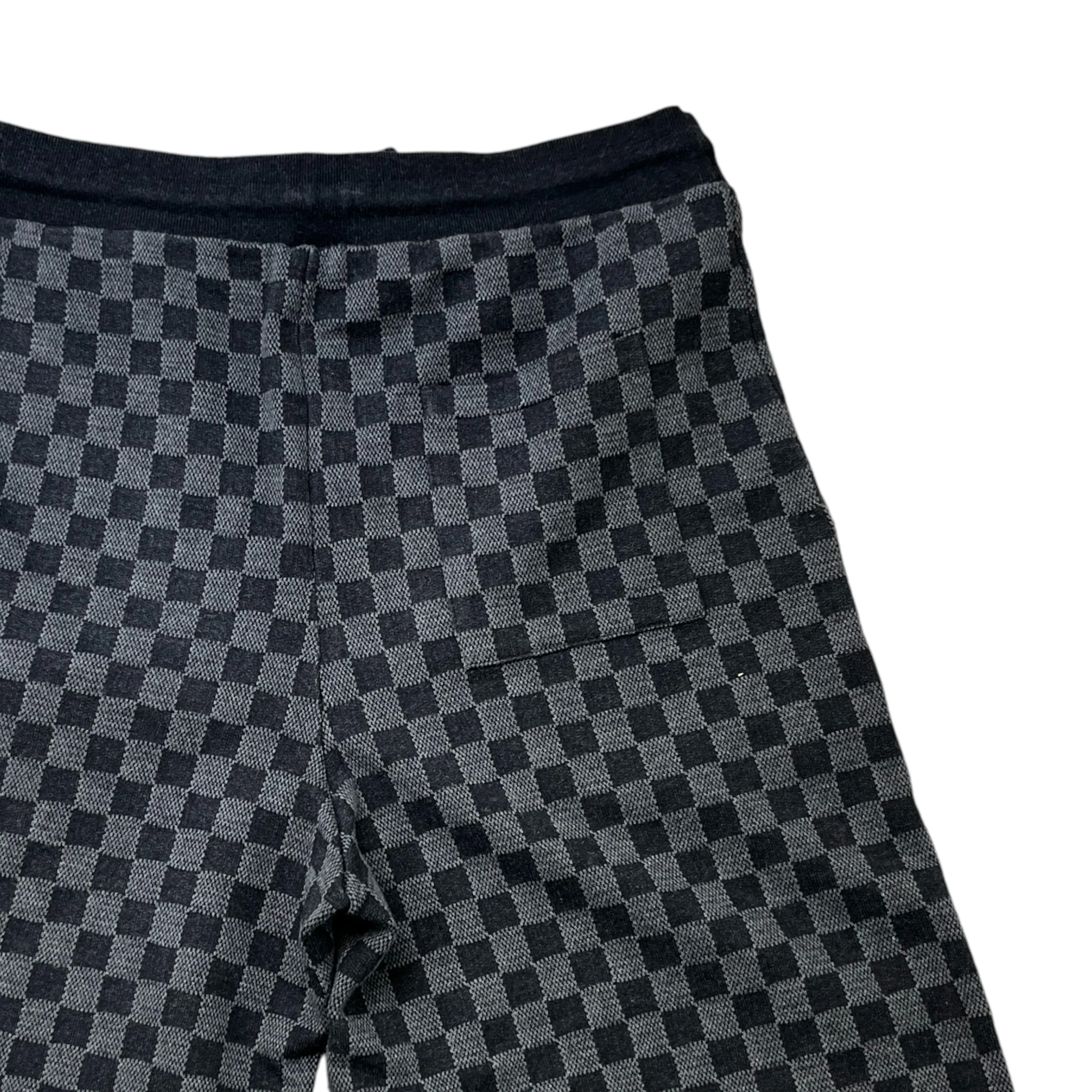 Men's Damier Jacquard Shorts Black Size S - Image 4