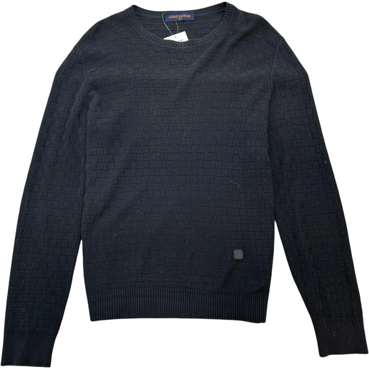 Men's Damier Jumper Black Size S