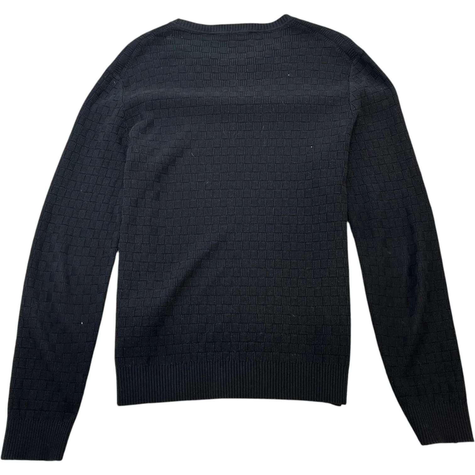 Men's Damier Jumper Black Size S - Image 2