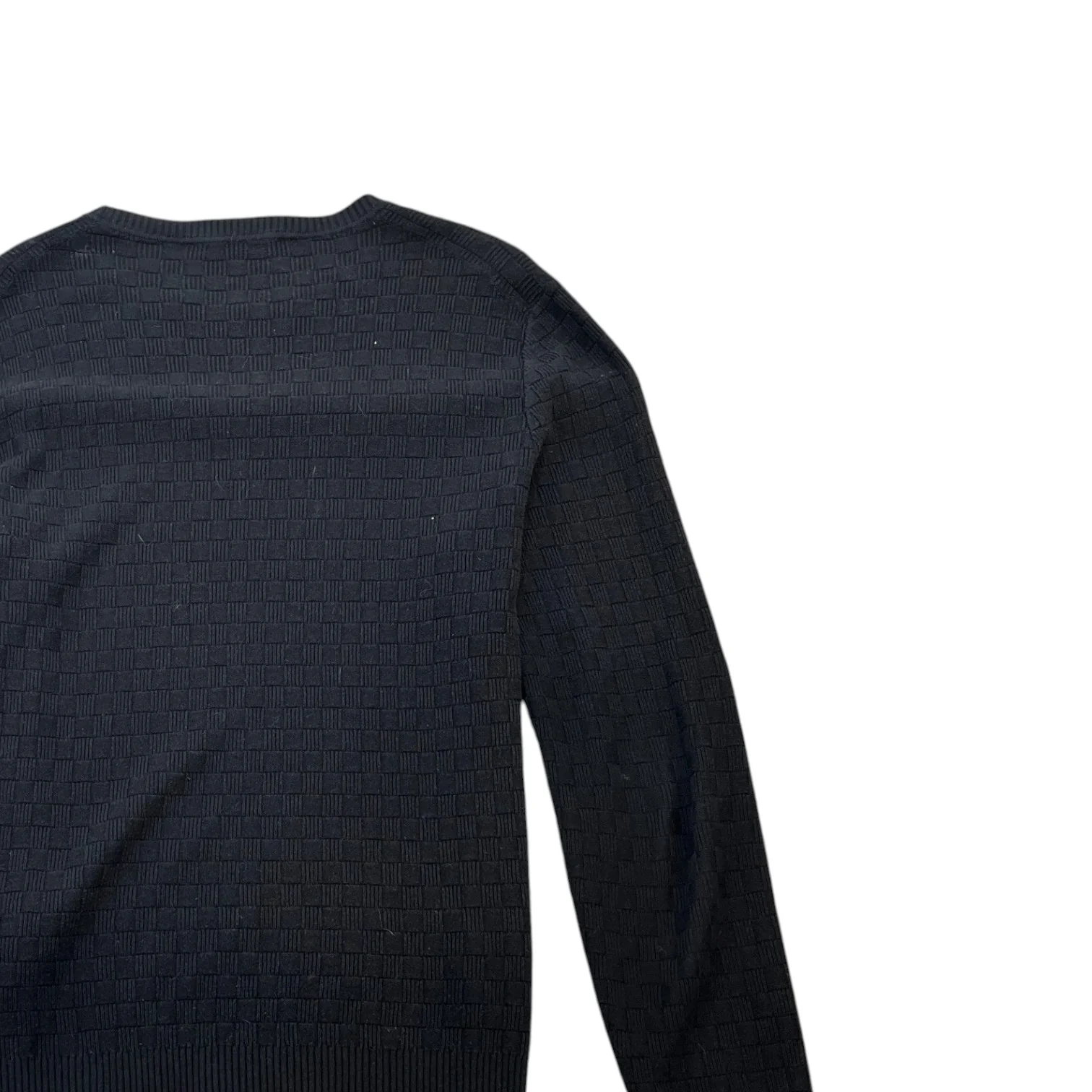 Men's Damier Jumper Black Size S - Image 4