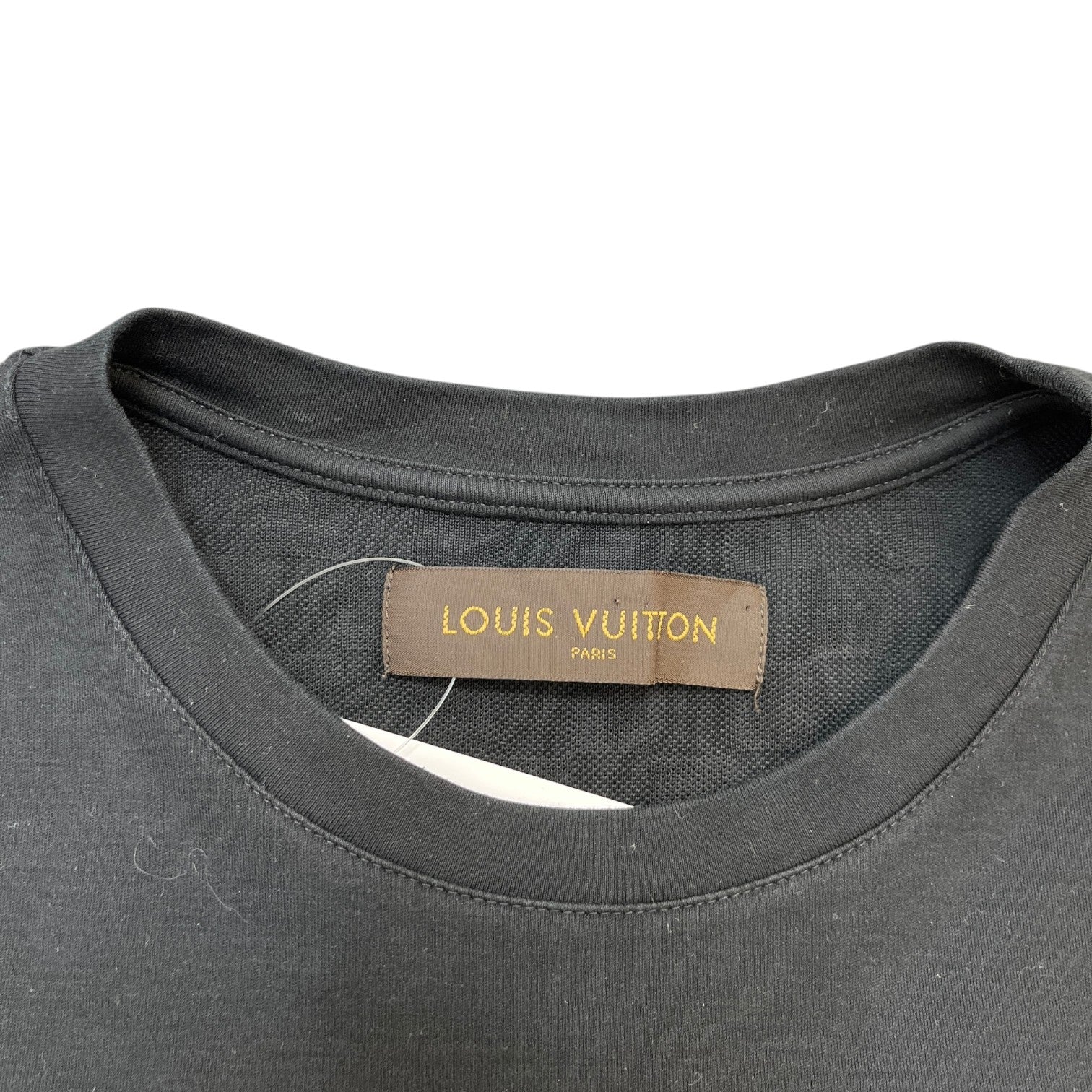 Men's Damier Pocket T-Shirt Black Size S - Image 5