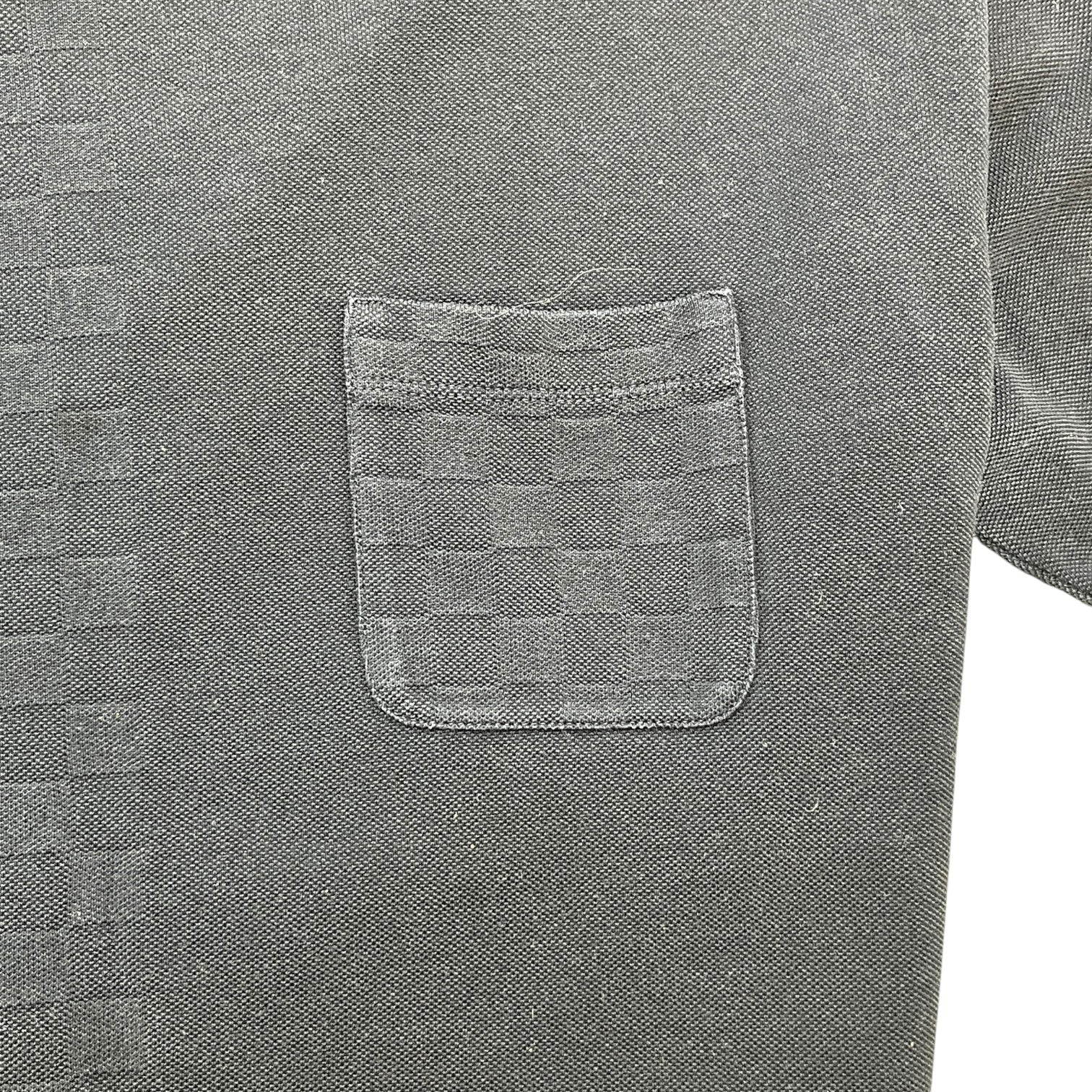 Men's Damier Pocket T-Shirt Navy Size M - Image 6