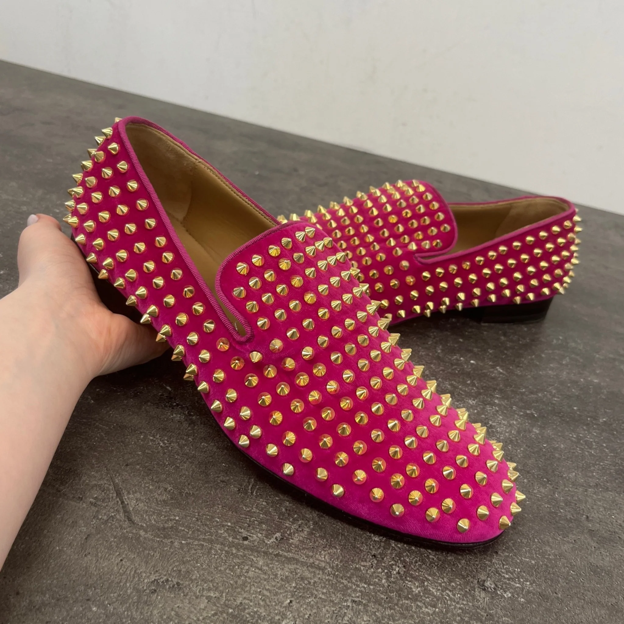 Men's Dandelion Spike Loafers Pink Size EU 41.5 / UK 7.5 - Image 12