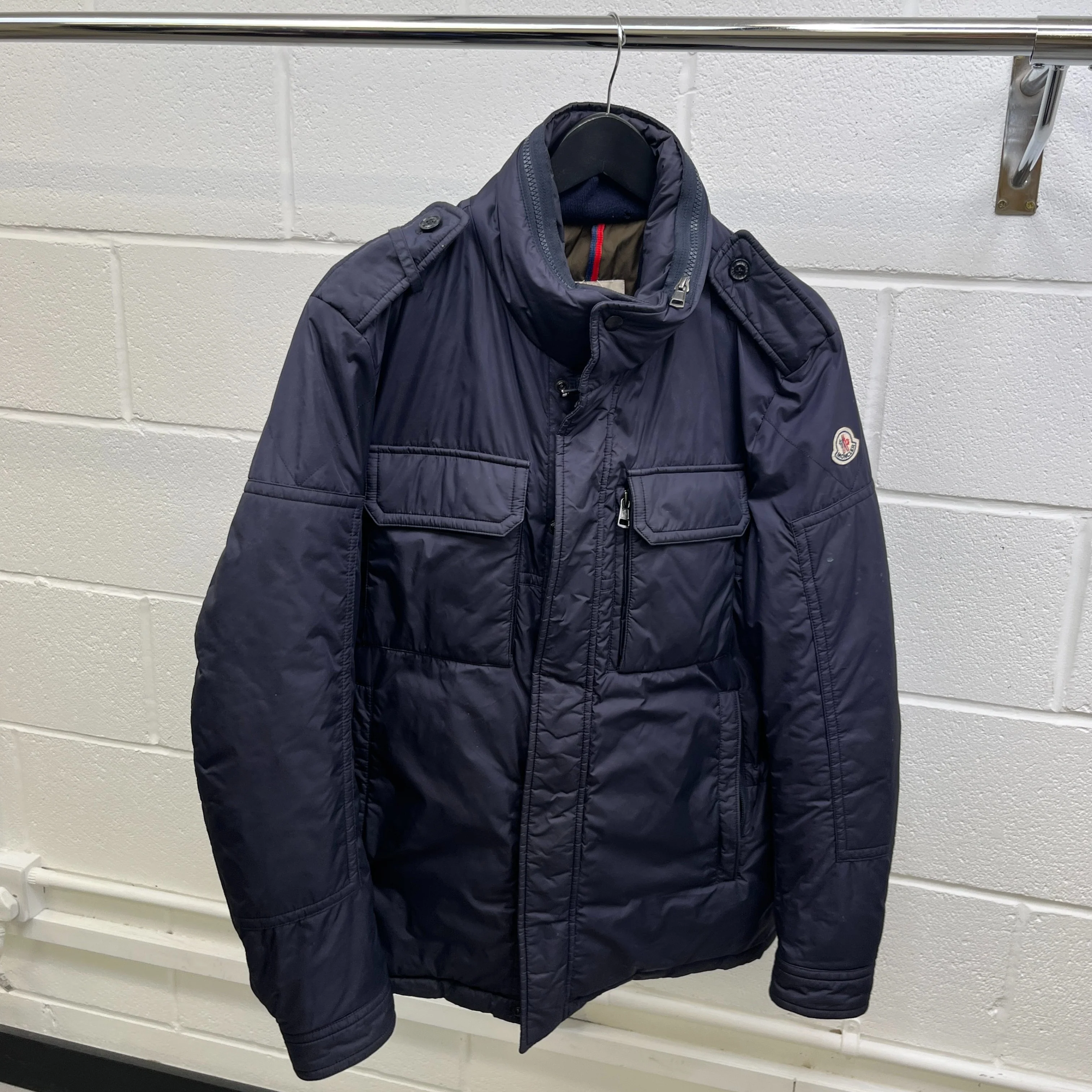 Men's Daumier Down Jacket Navy Size 4 / XL - Image 10