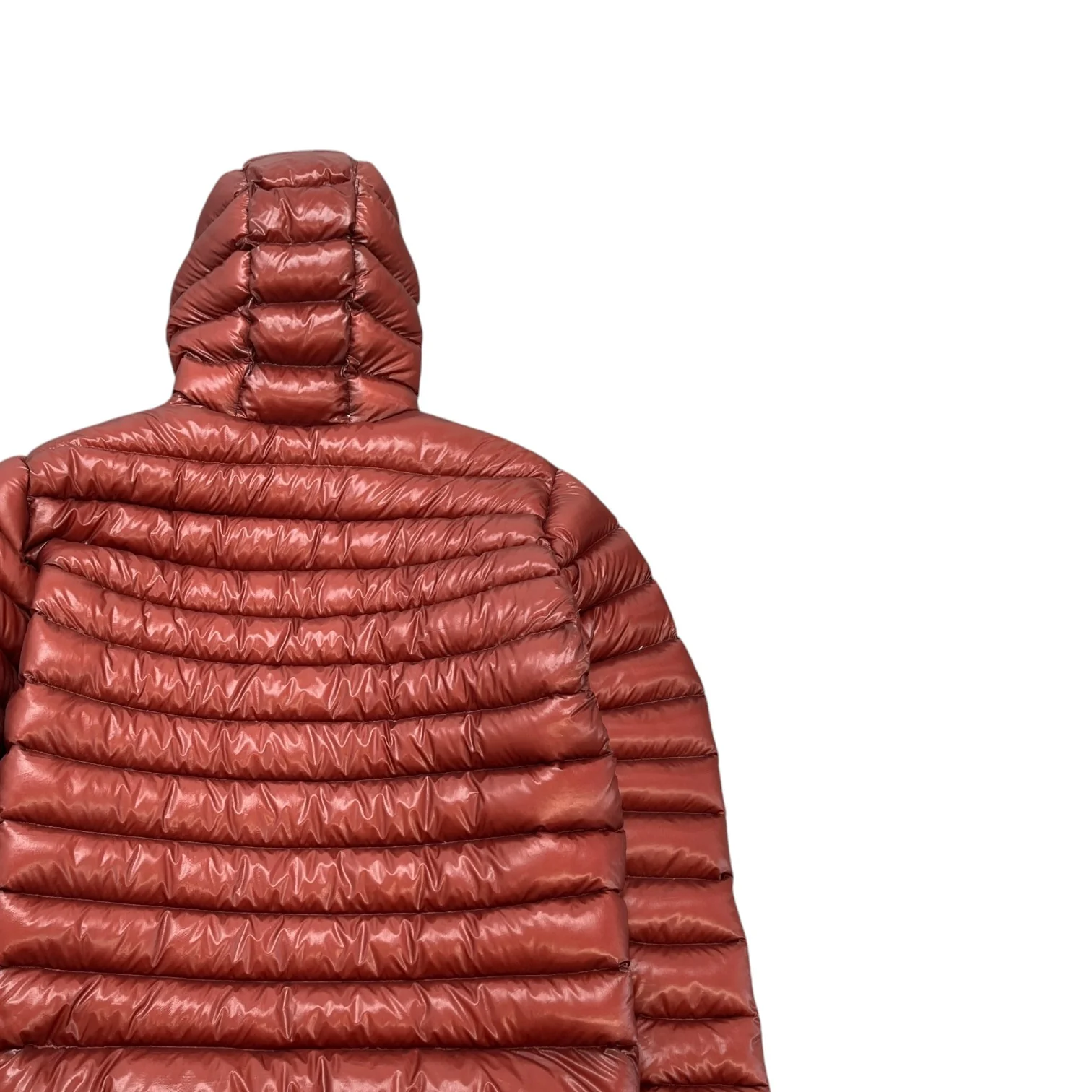 Men's D.D. Shell Hooded Goggle Down Jacket Red Size IT 46 / S - Image 4
