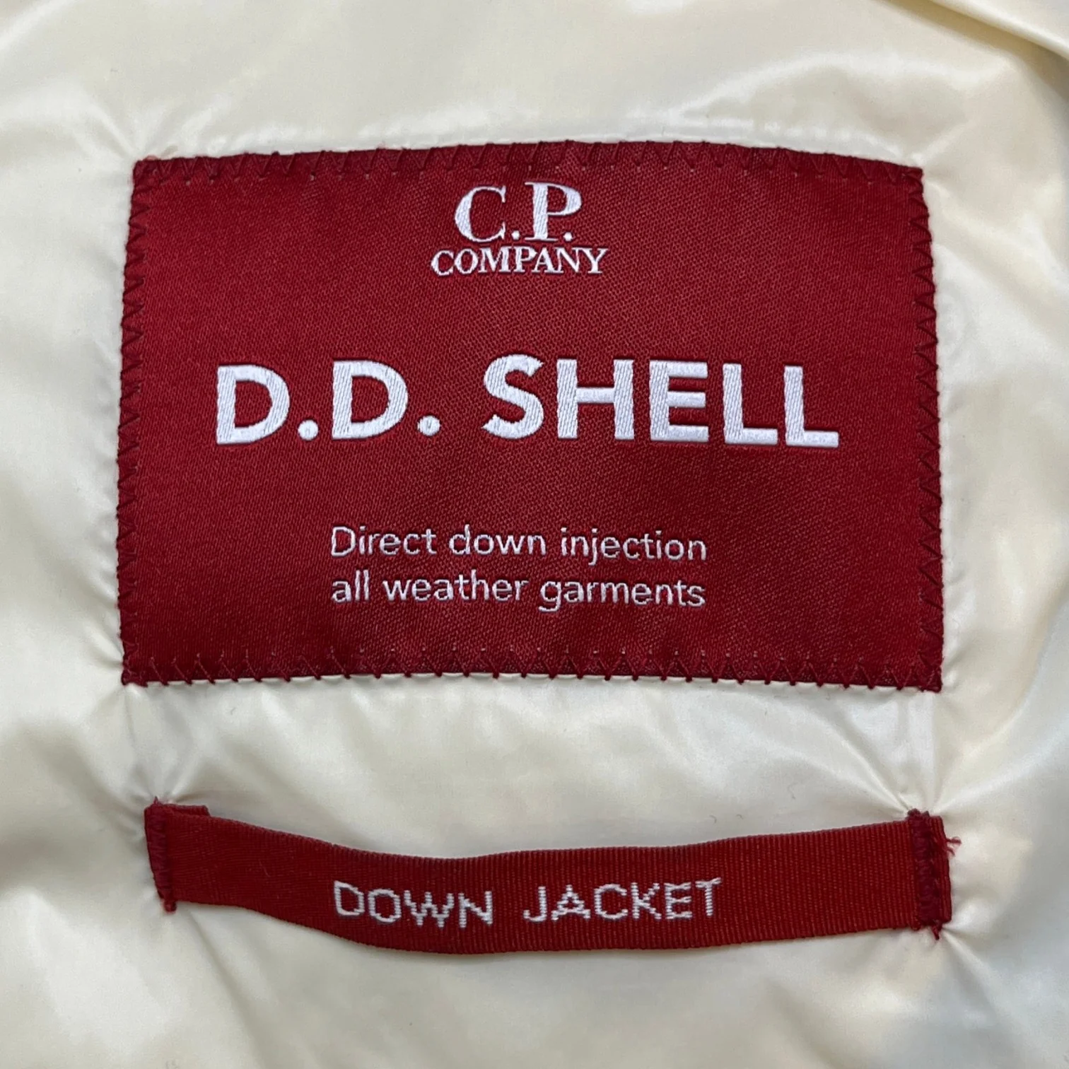 Men's D.D Shell Lens Down Jacket Beige Size S - Image 8