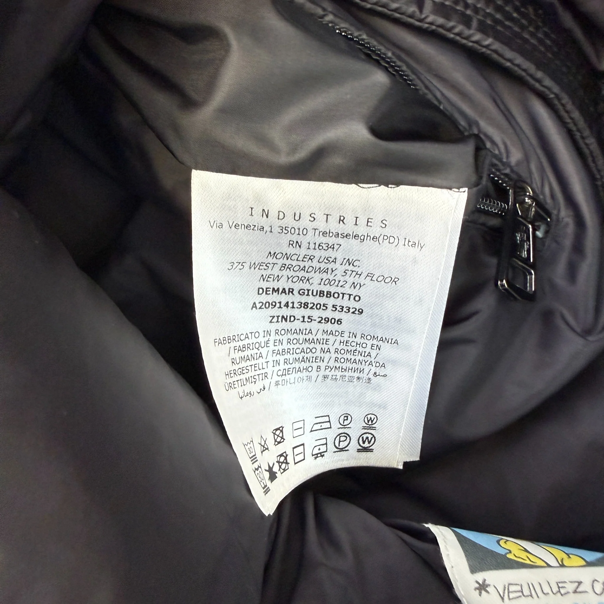 Men's Demar Down Jacket Black Size 4 / XL - Image 8