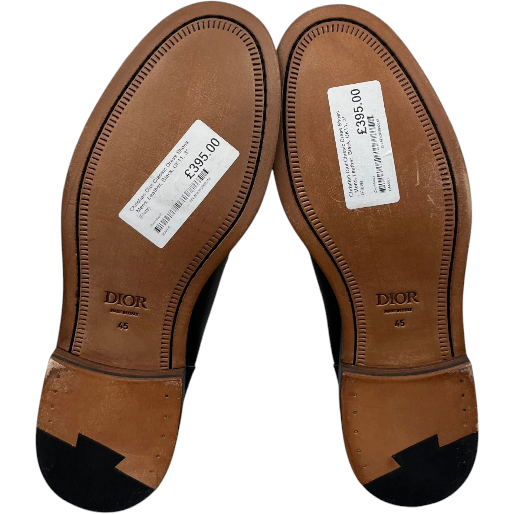 Men's Derby Loafers Black Size EU 45 / UK 11 - Image 11