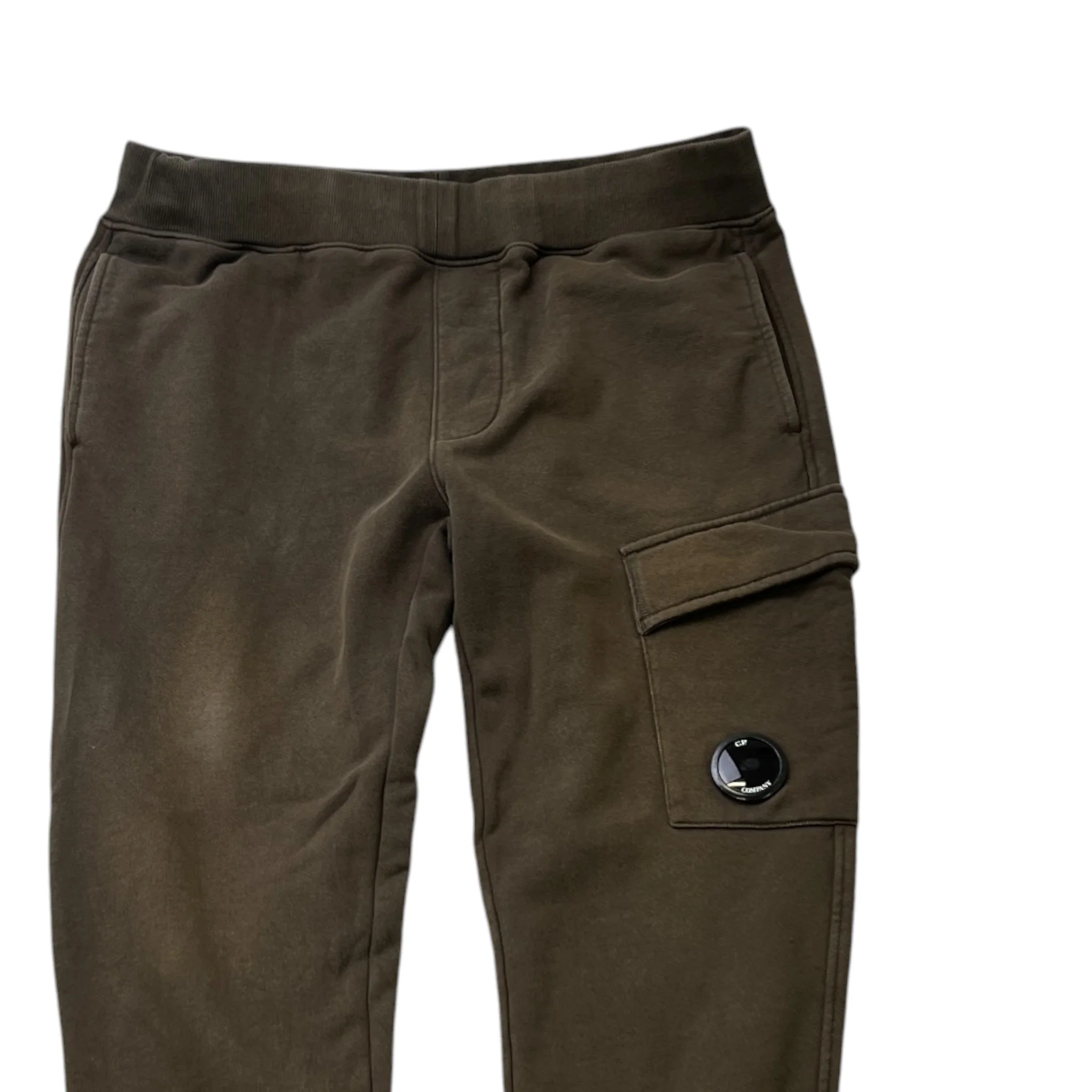 Men's Diagonal Raised Joggers Khaki Size L - Image 3