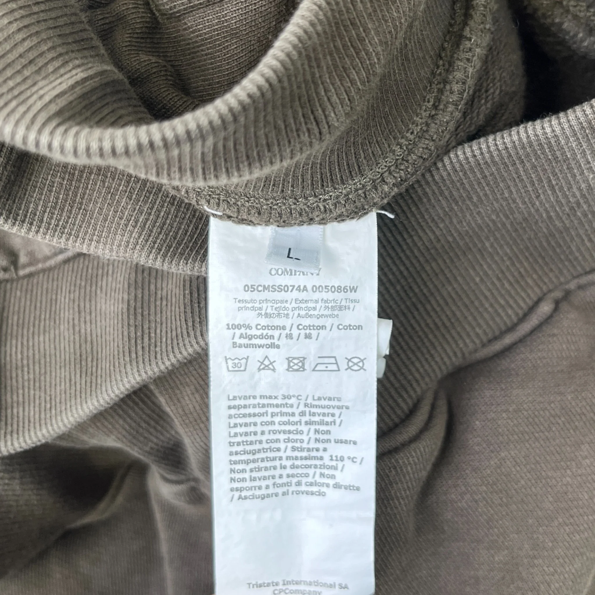 Men's Diagonal Raised Joggers Khaki Size L - Image 7