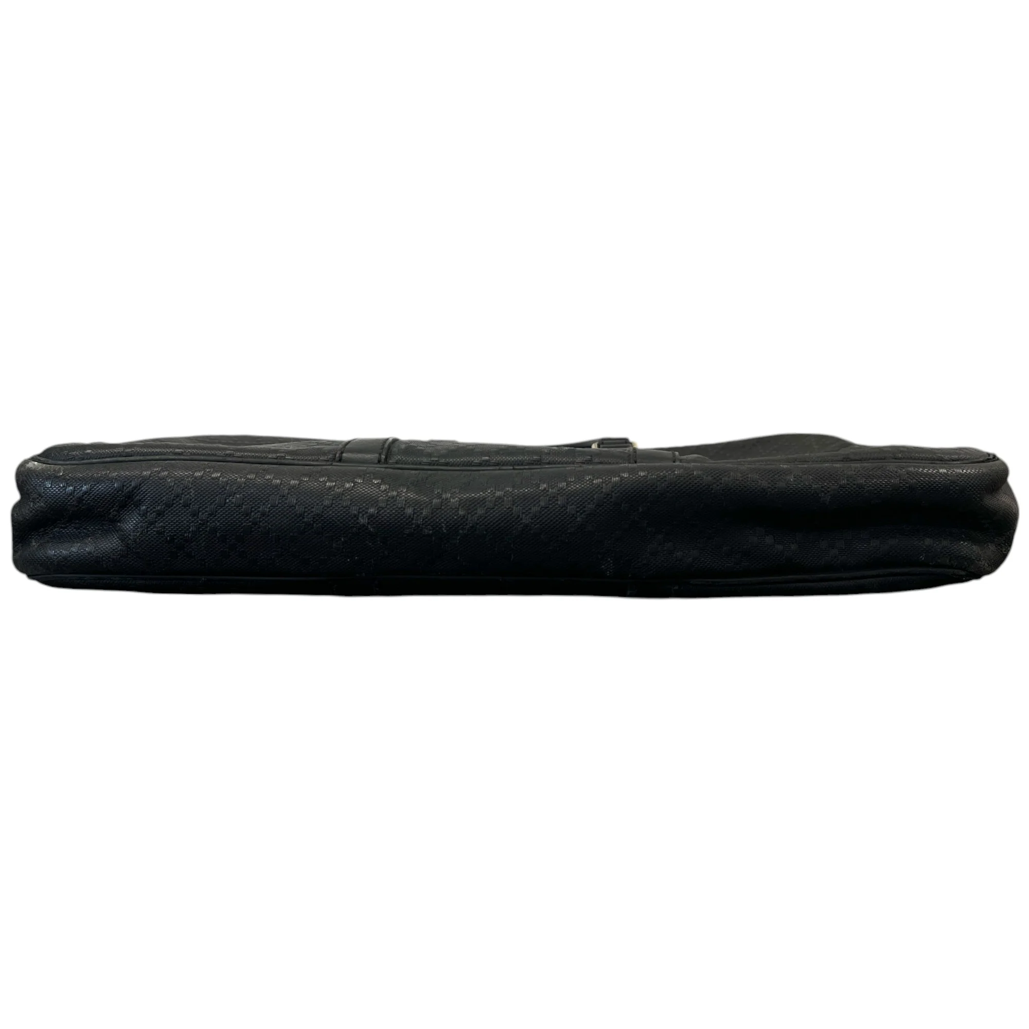 Men's Diamante Plaque Logo Bag Black - Image 5