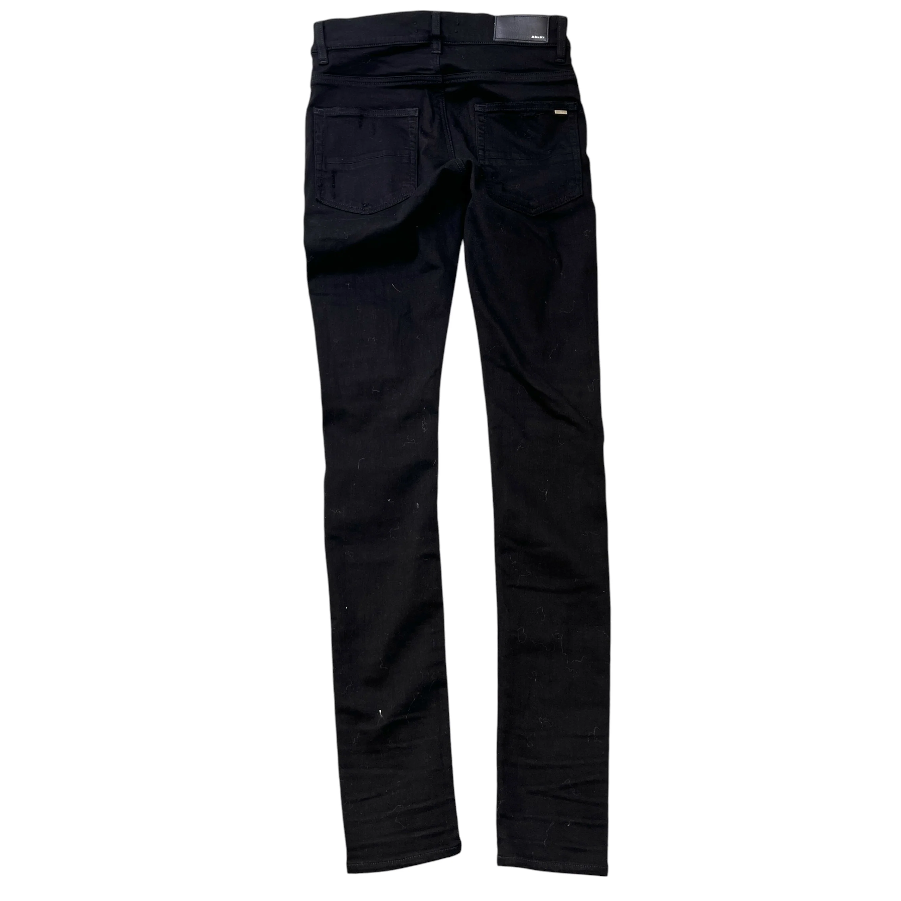 Men's Distressed Jeans Black Size Waist 29" - Image 2
