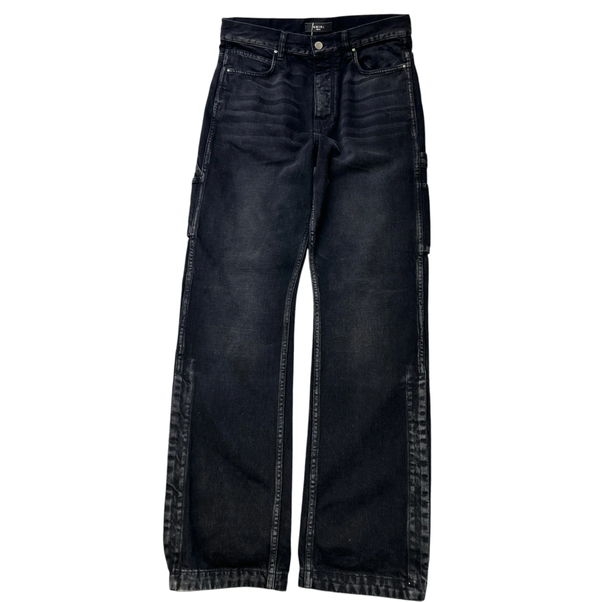 Men's Distressed Jeans Black Size Waist 30"