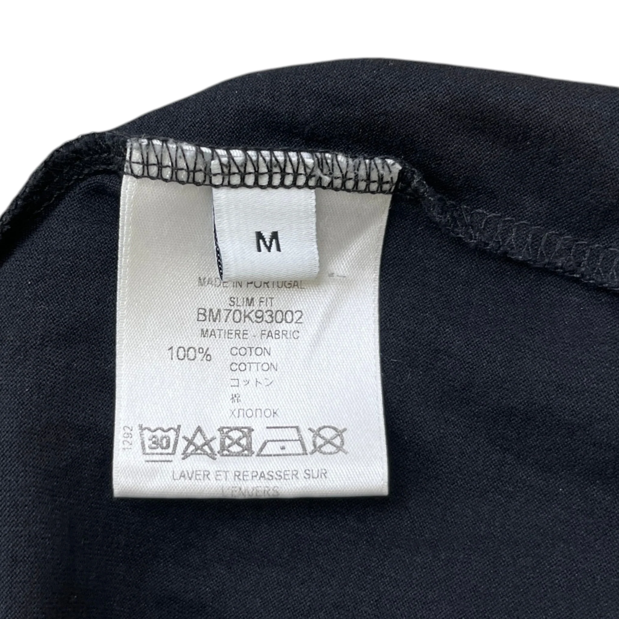 Men's Distressed Logo Top Black Size M - Image 6