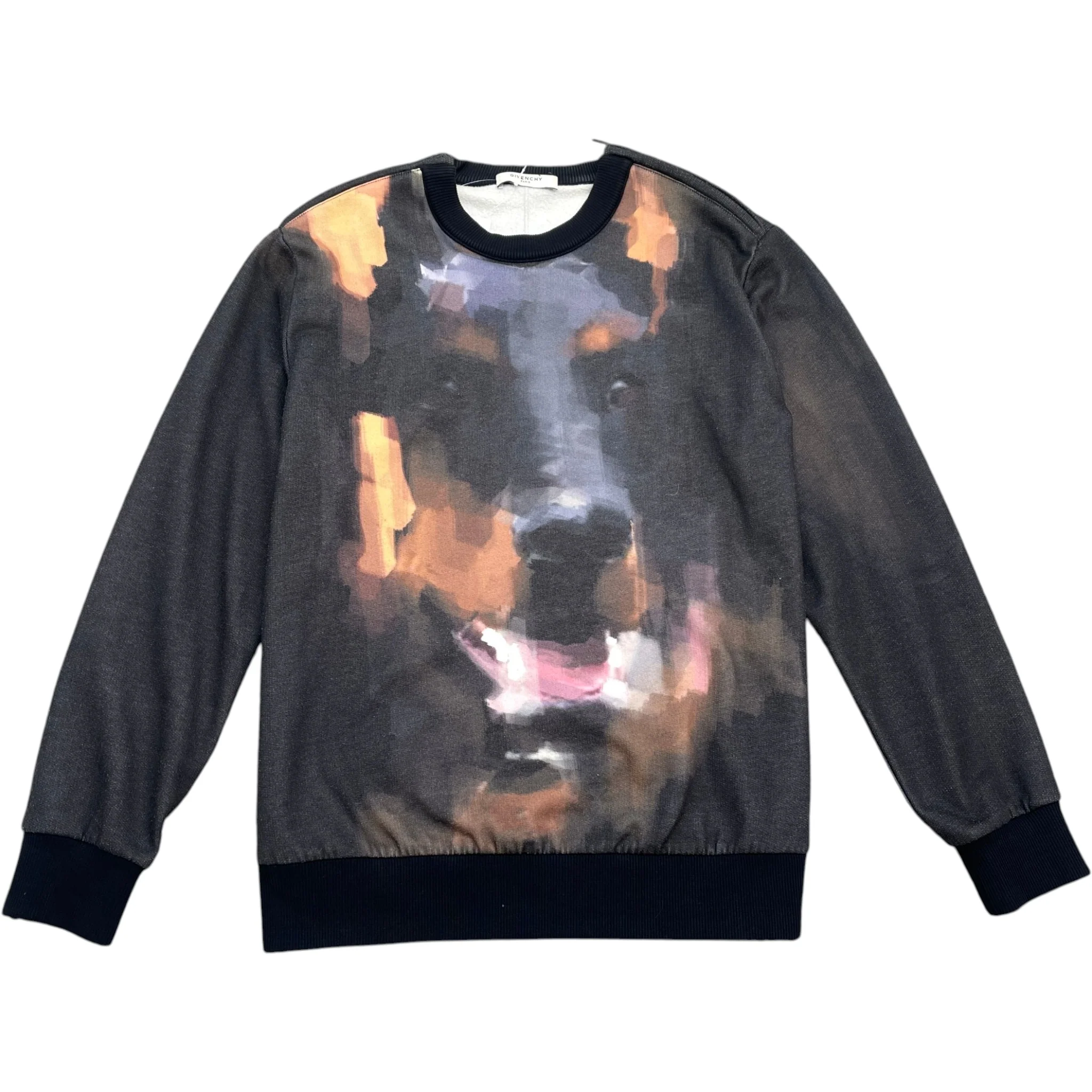 Men's Doberman Sweatshirt Black Size M
