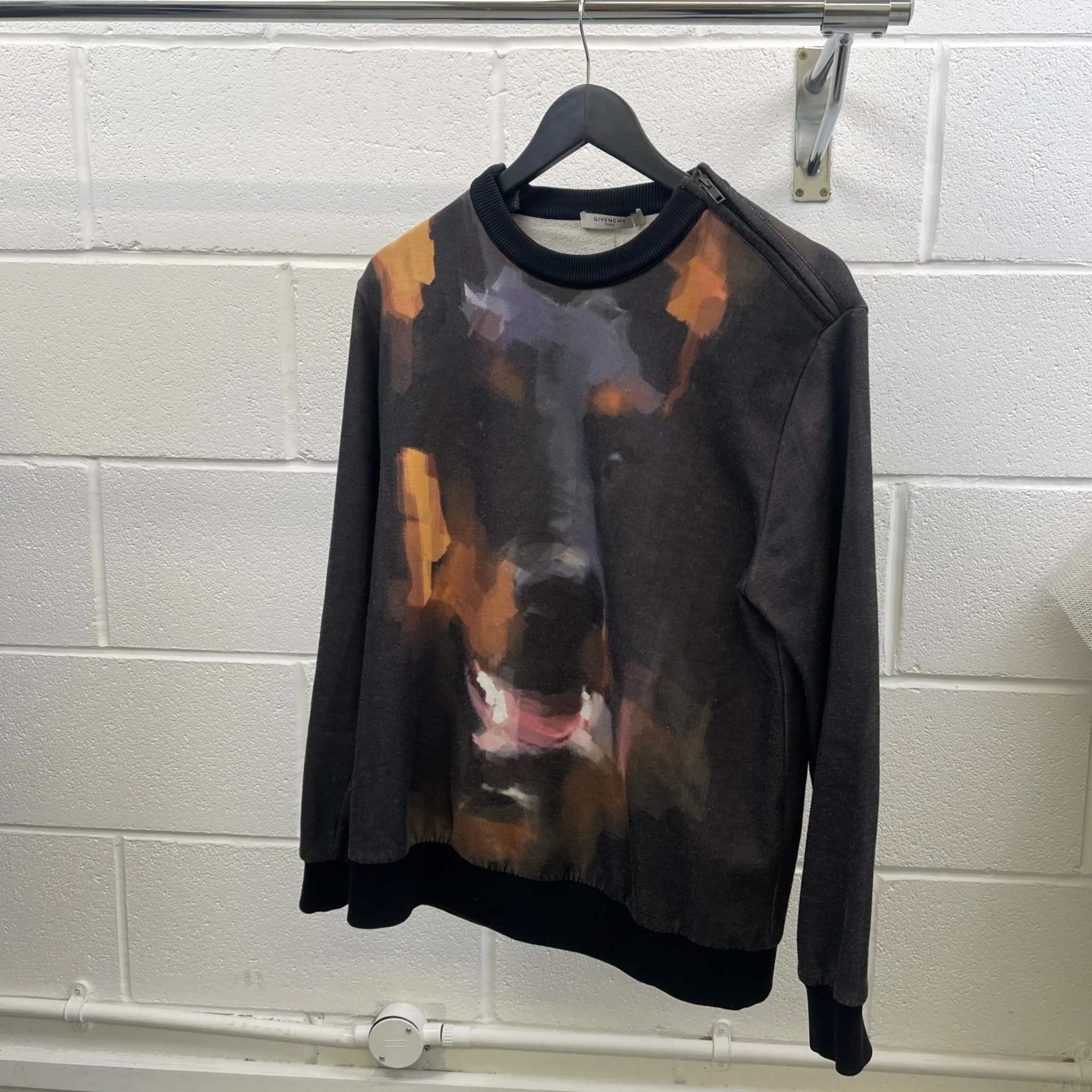 Men's Doberman Sweatshirt Black Size M - Image 10