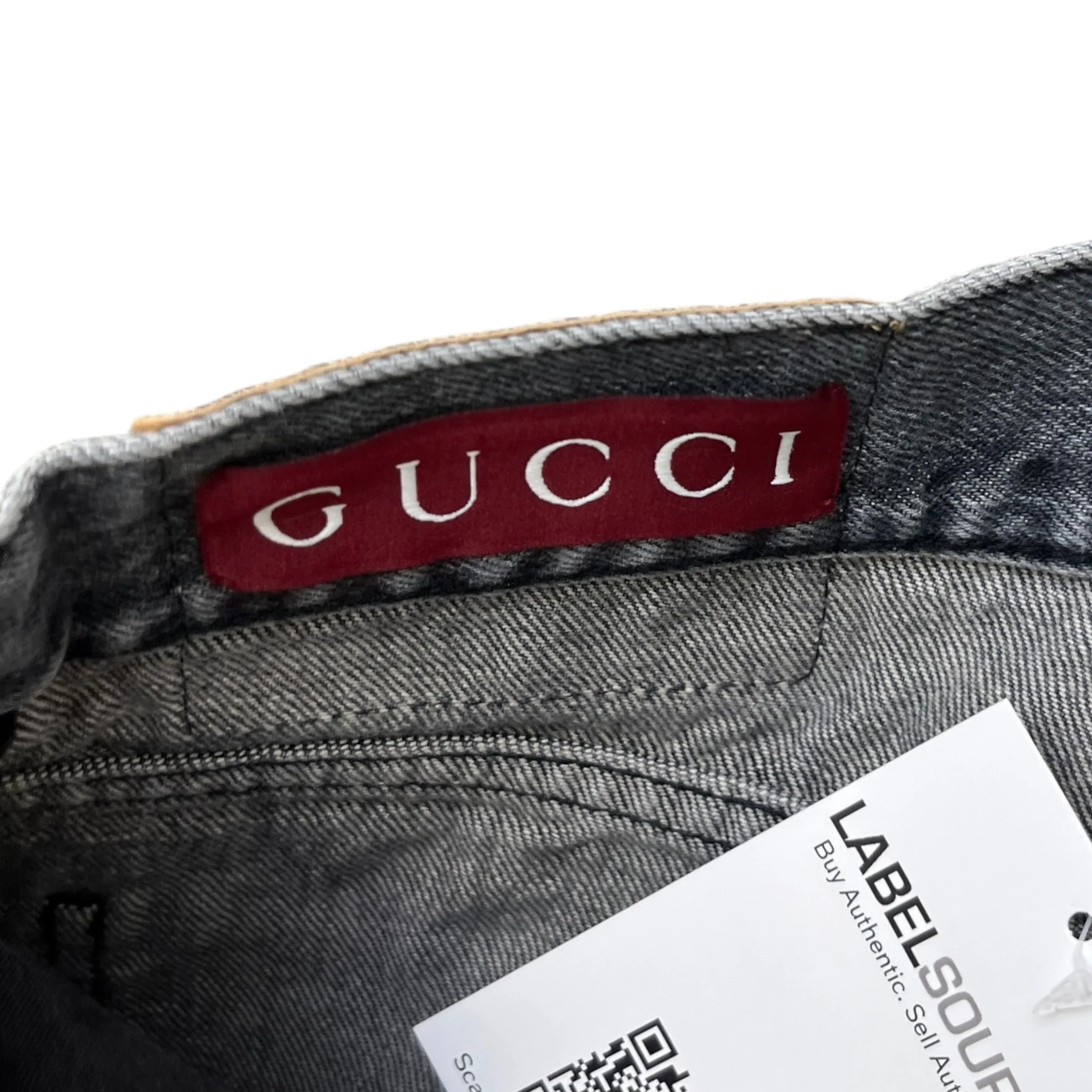 Men's Double G Slim Jeans Grey Size Waist 32" - Image 8