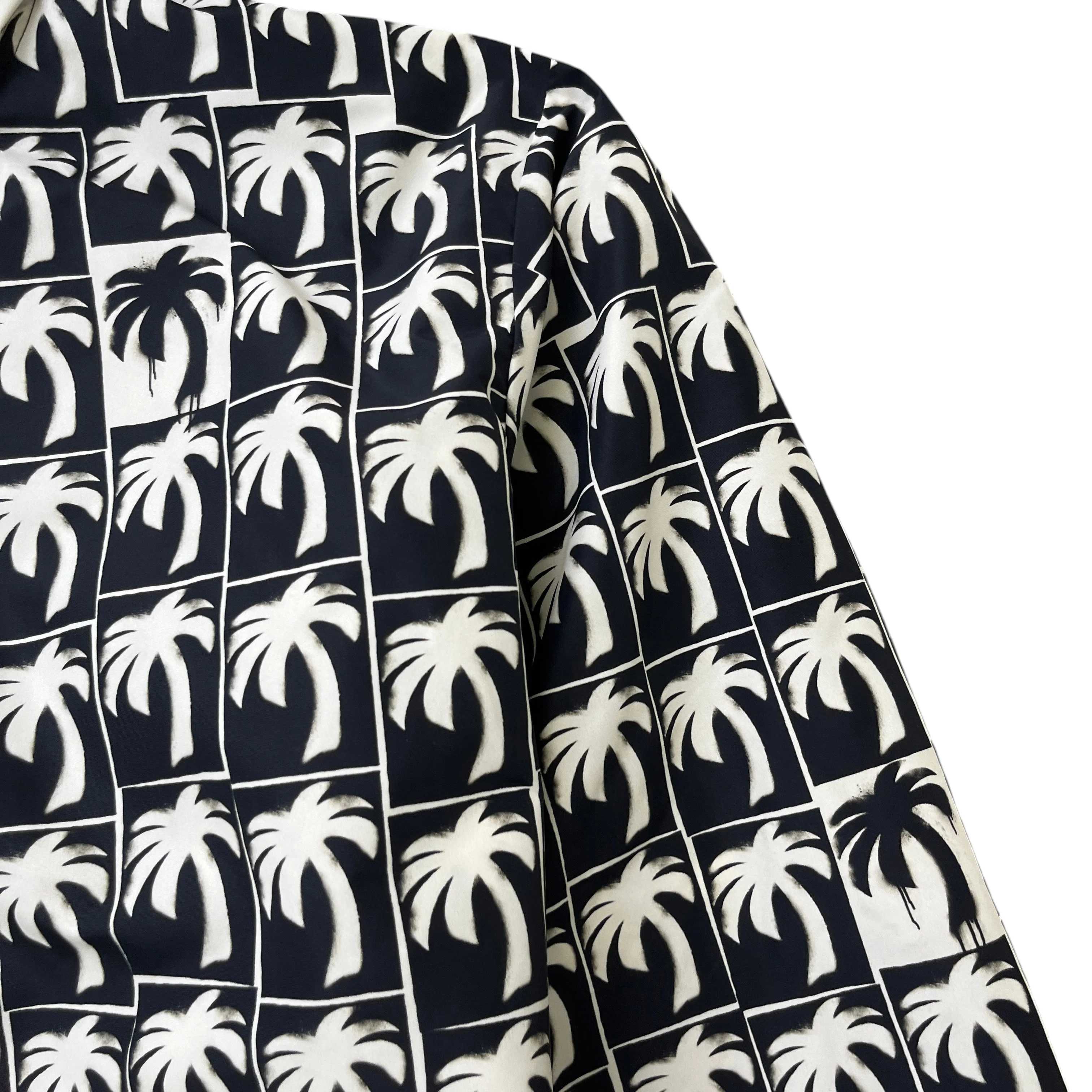 Men's Dripping Palm Windbreaker Black Size S - Image 5