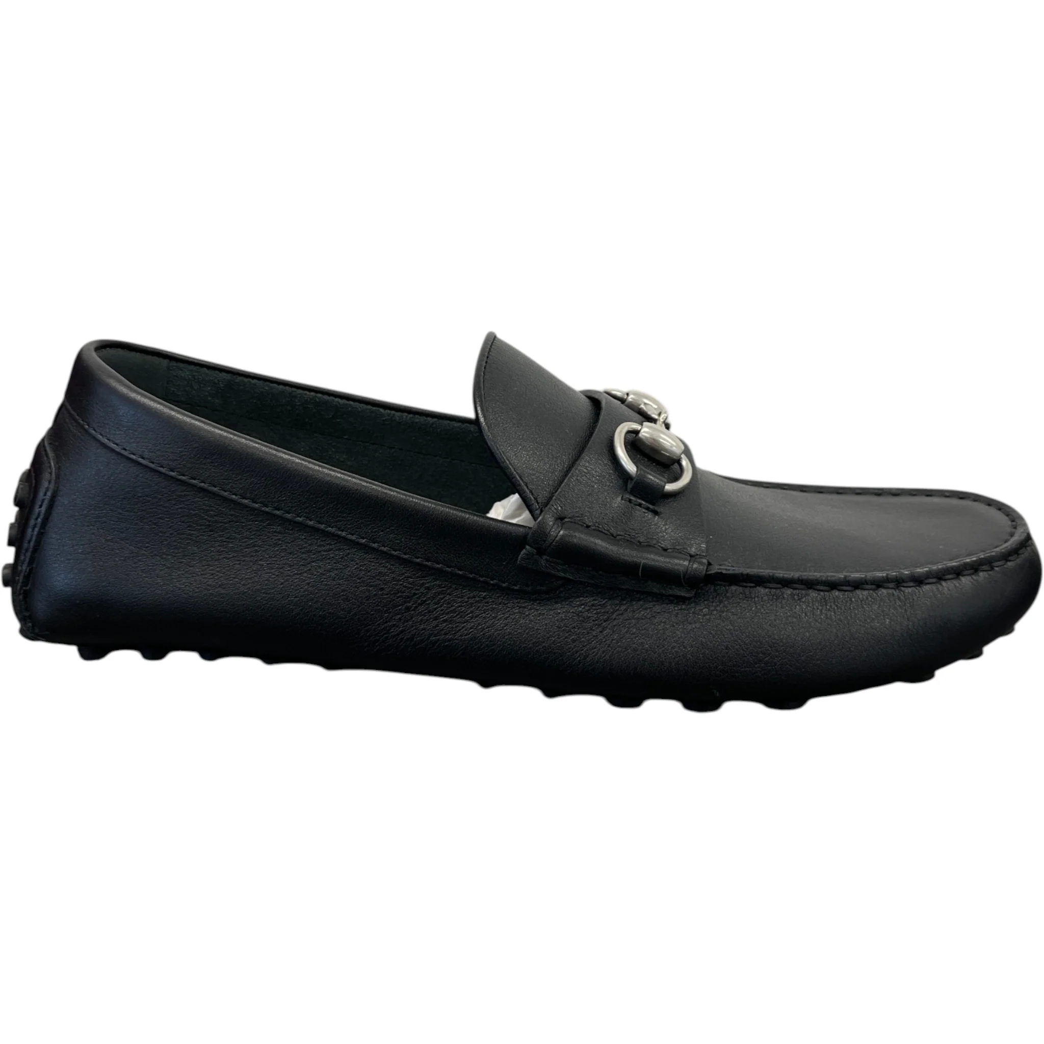 Men's Driver Horsebit Loafers Black Size EU 42 / UK 8
