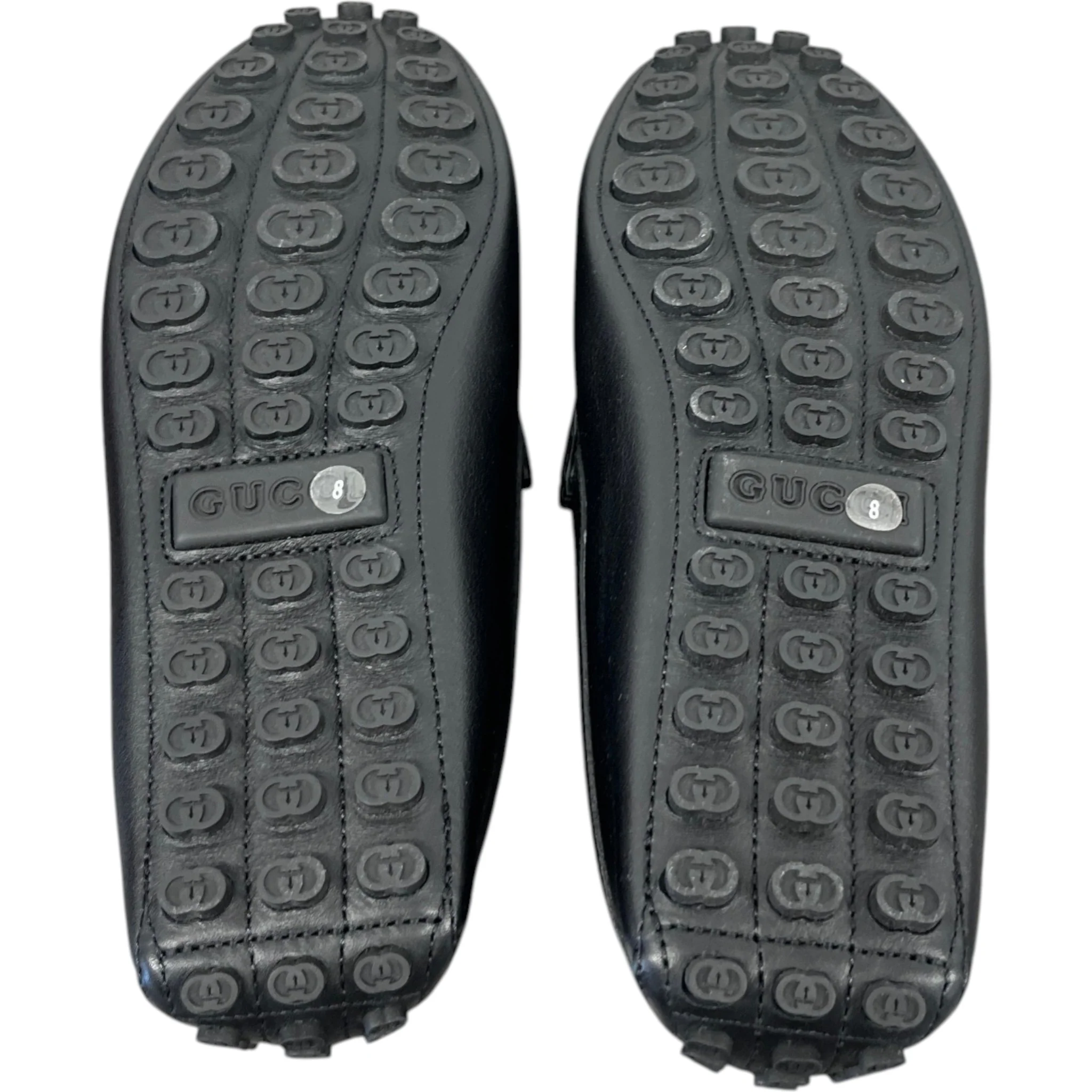 Men's Driver Horsebit Loafers Black Size EU 42 / UK 8 - Image 11