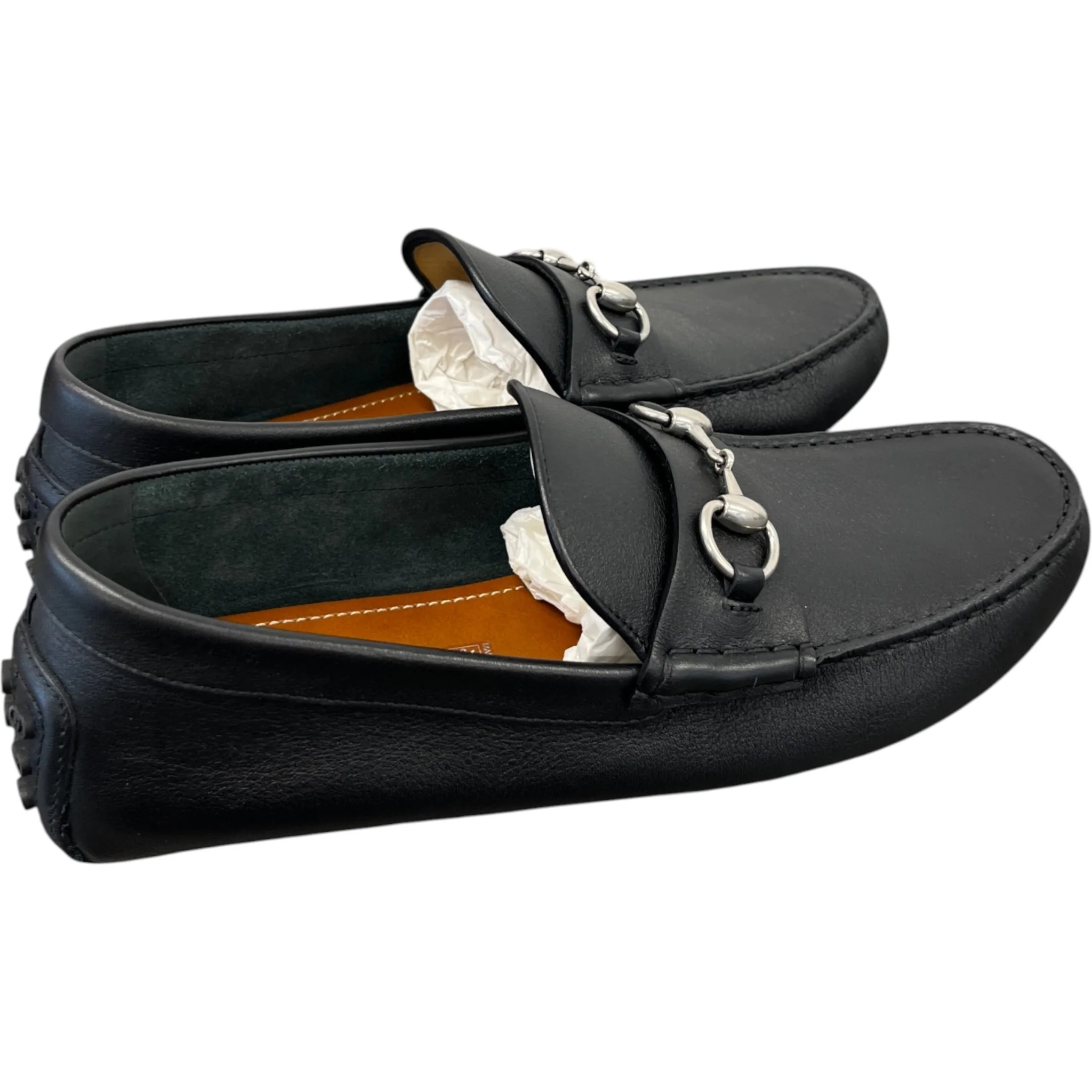 Men's Driver Horsebit Loafers Black Size EU 42 / UK 8 - Image 8